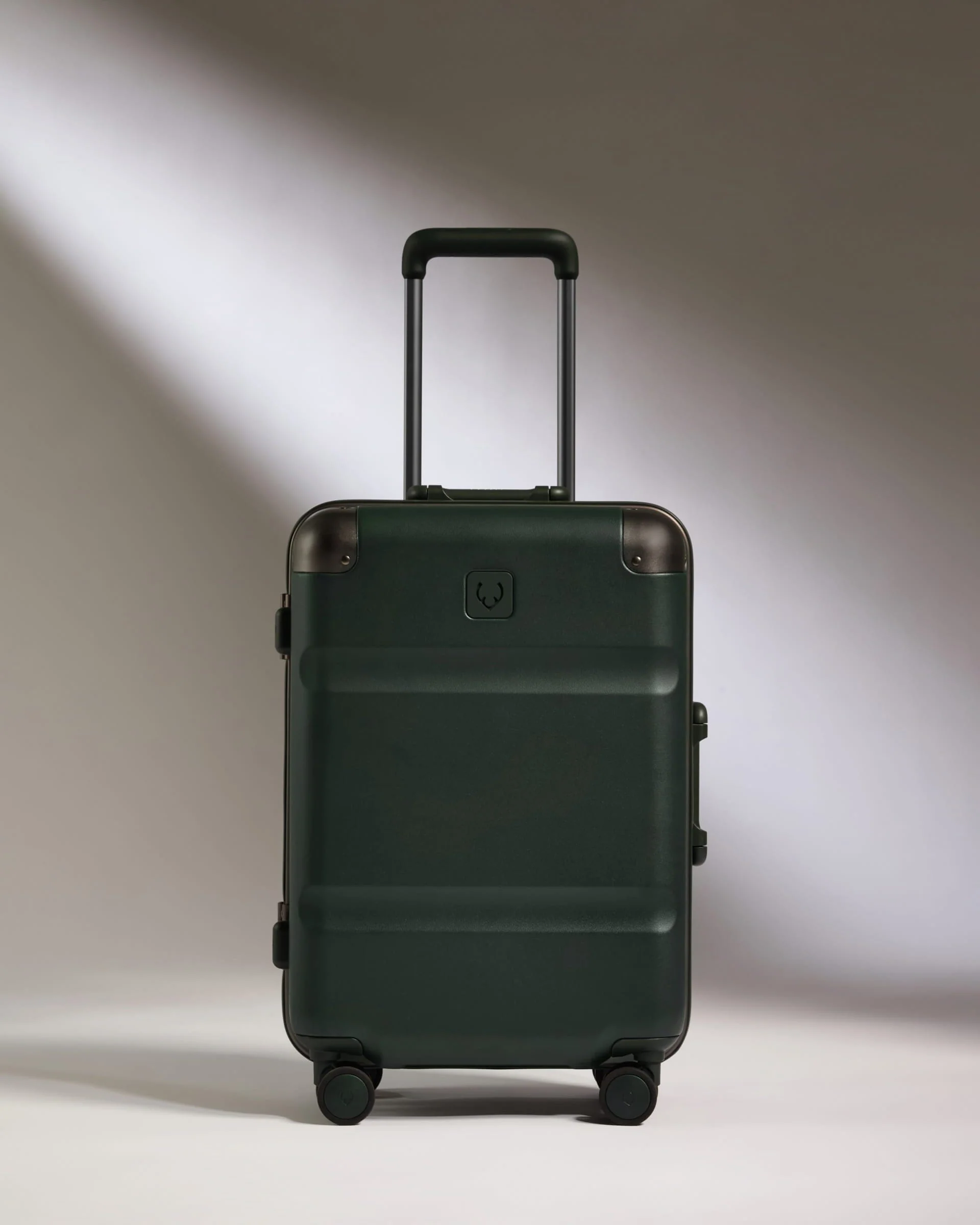 Cabin Suitcase in Dark Forest Green - Heritage Stripe - Image 4