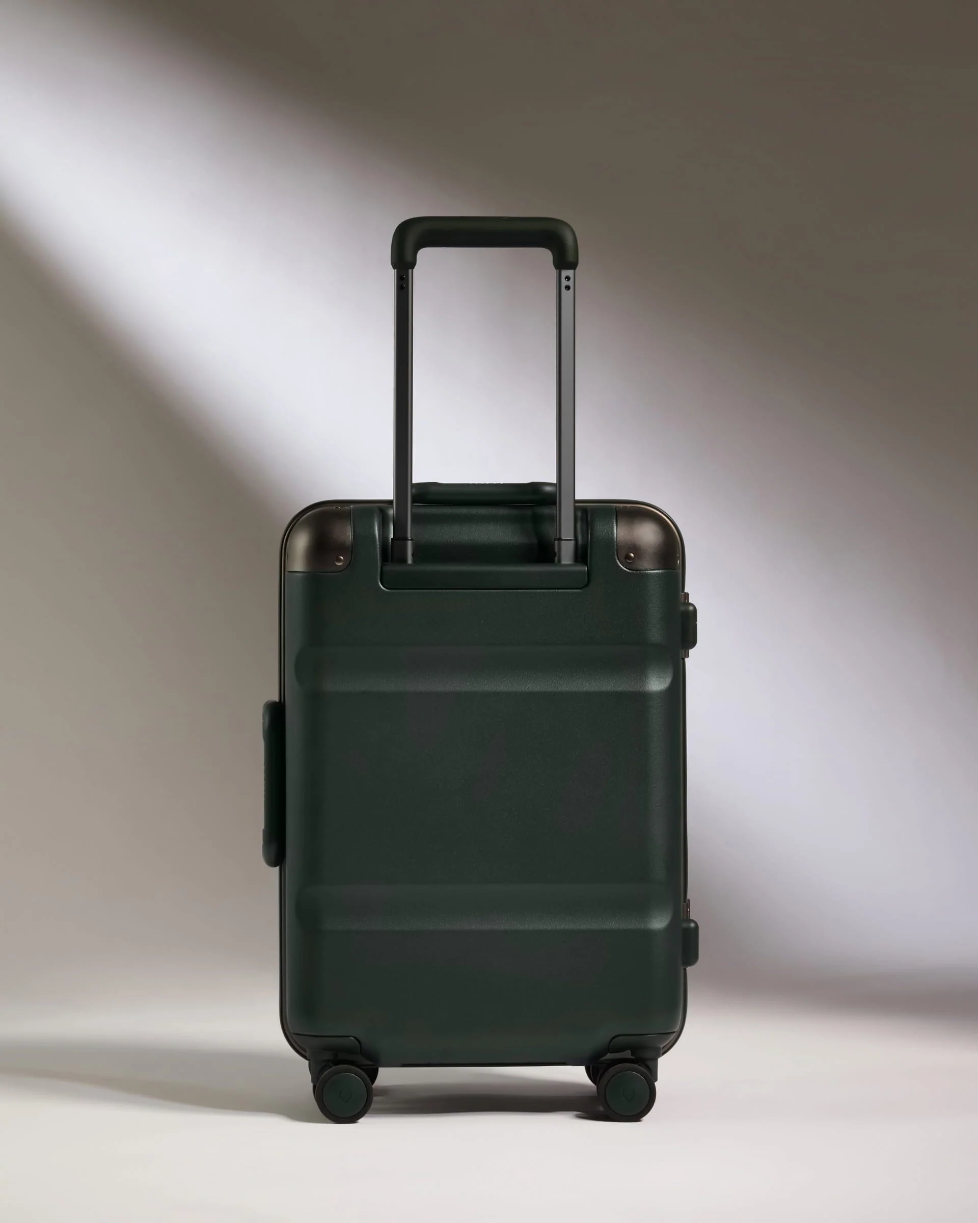 Cabin Suitcase in Dark Forest Green - Heritage Stripe - Image 7