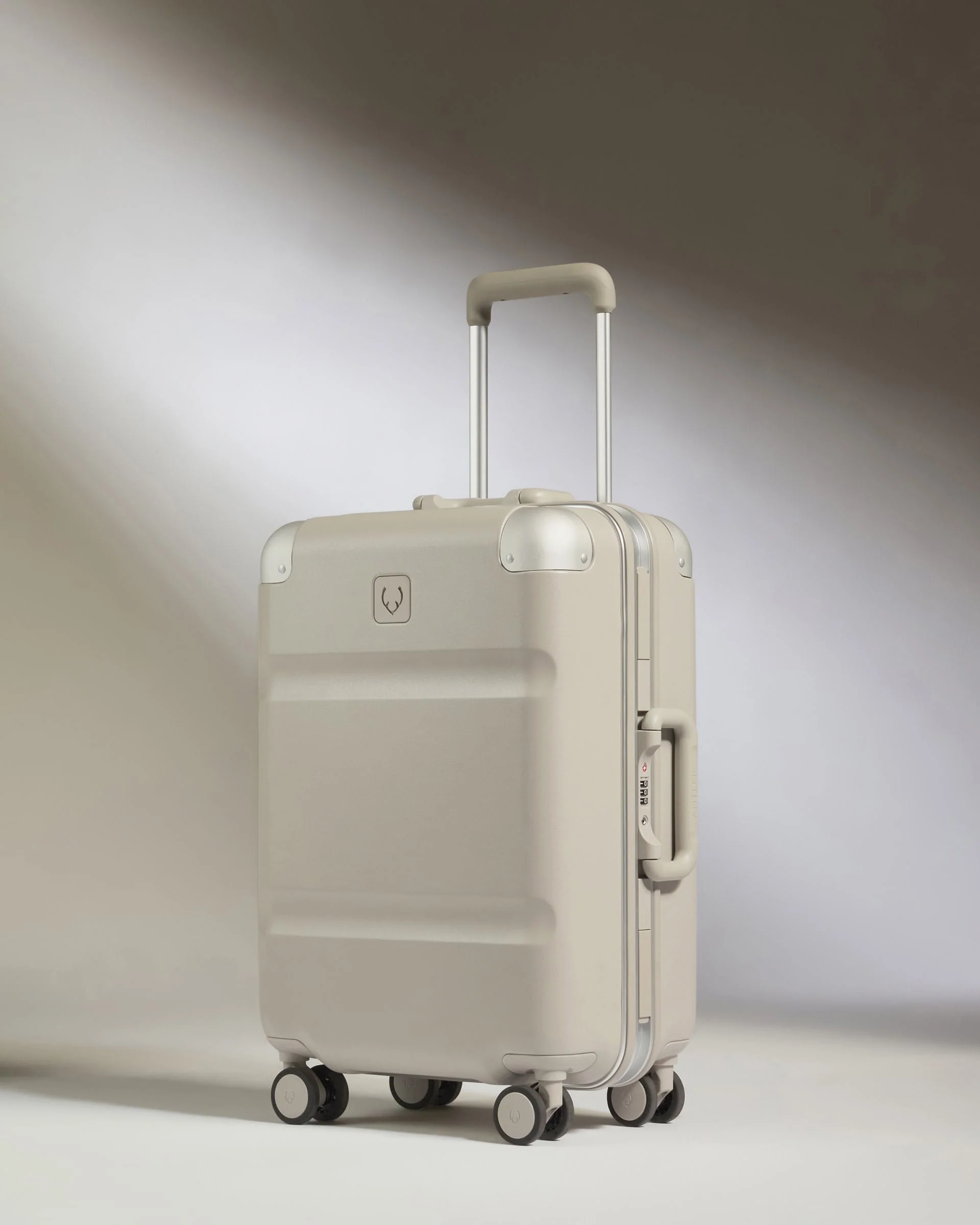 Cabin Suitcase in Sandstone - Heritage Stripe