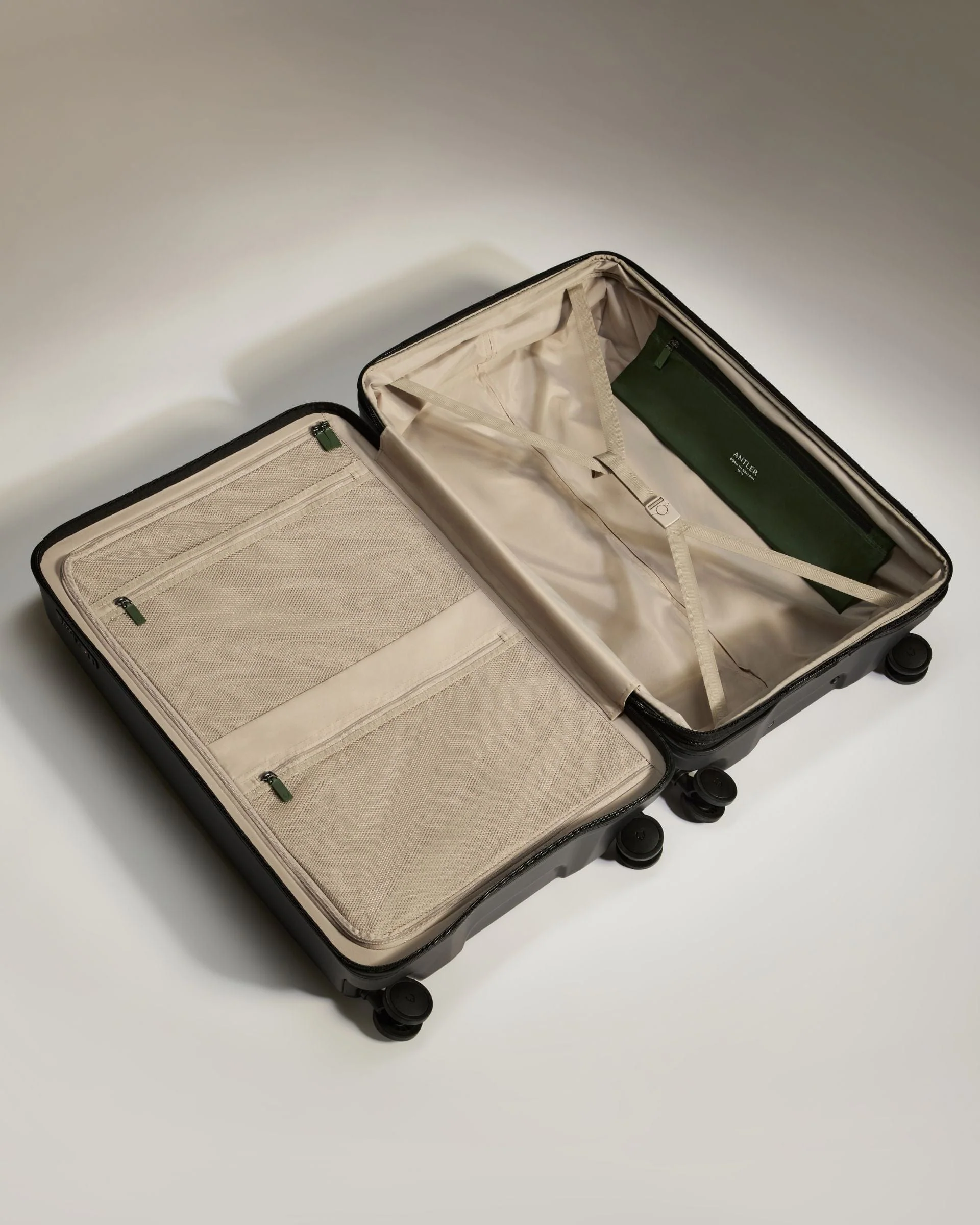 Large Suitcase in Black - Icon Stripe - Image 3