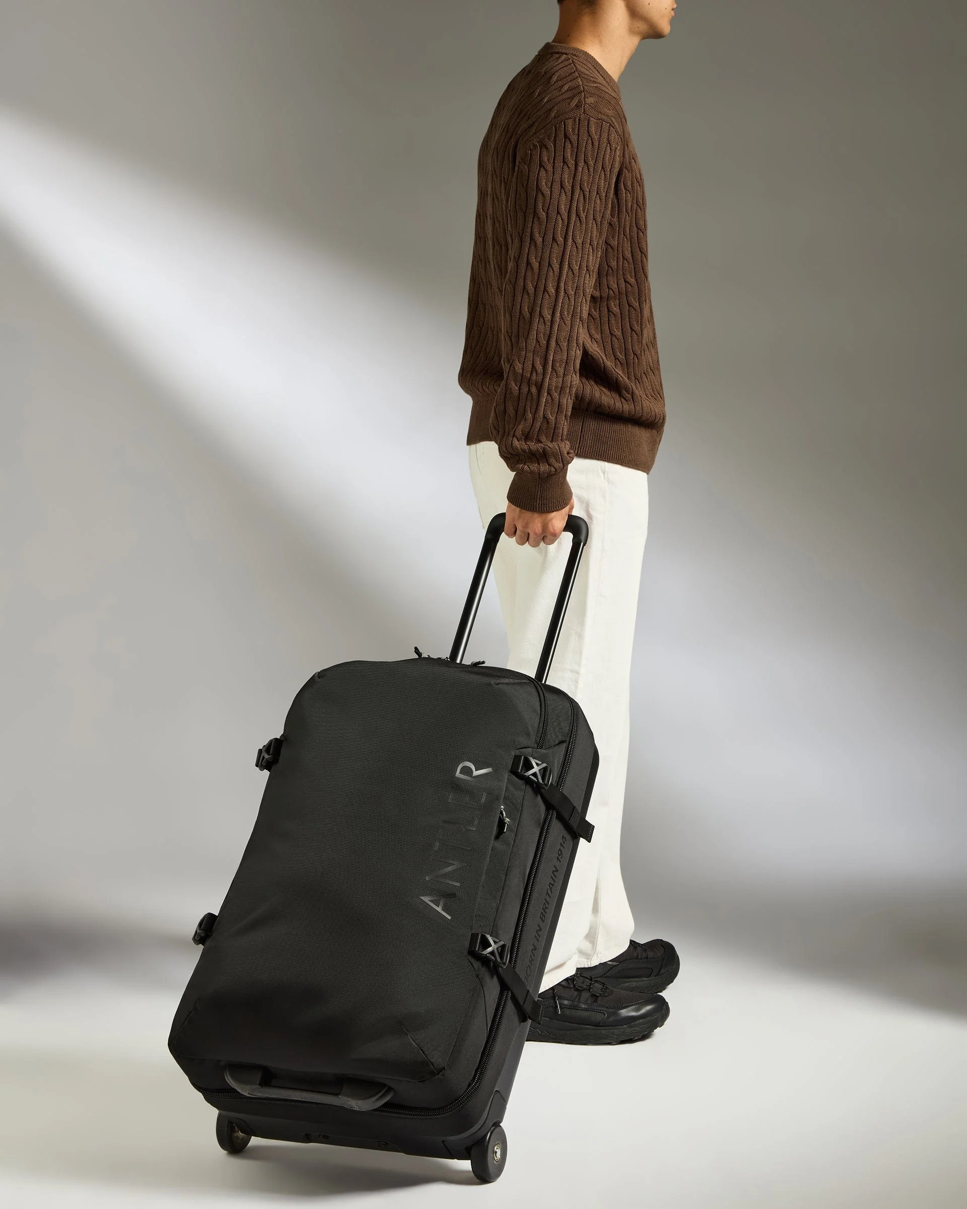 Discovery Wheeled Duffel in Black - Image 3