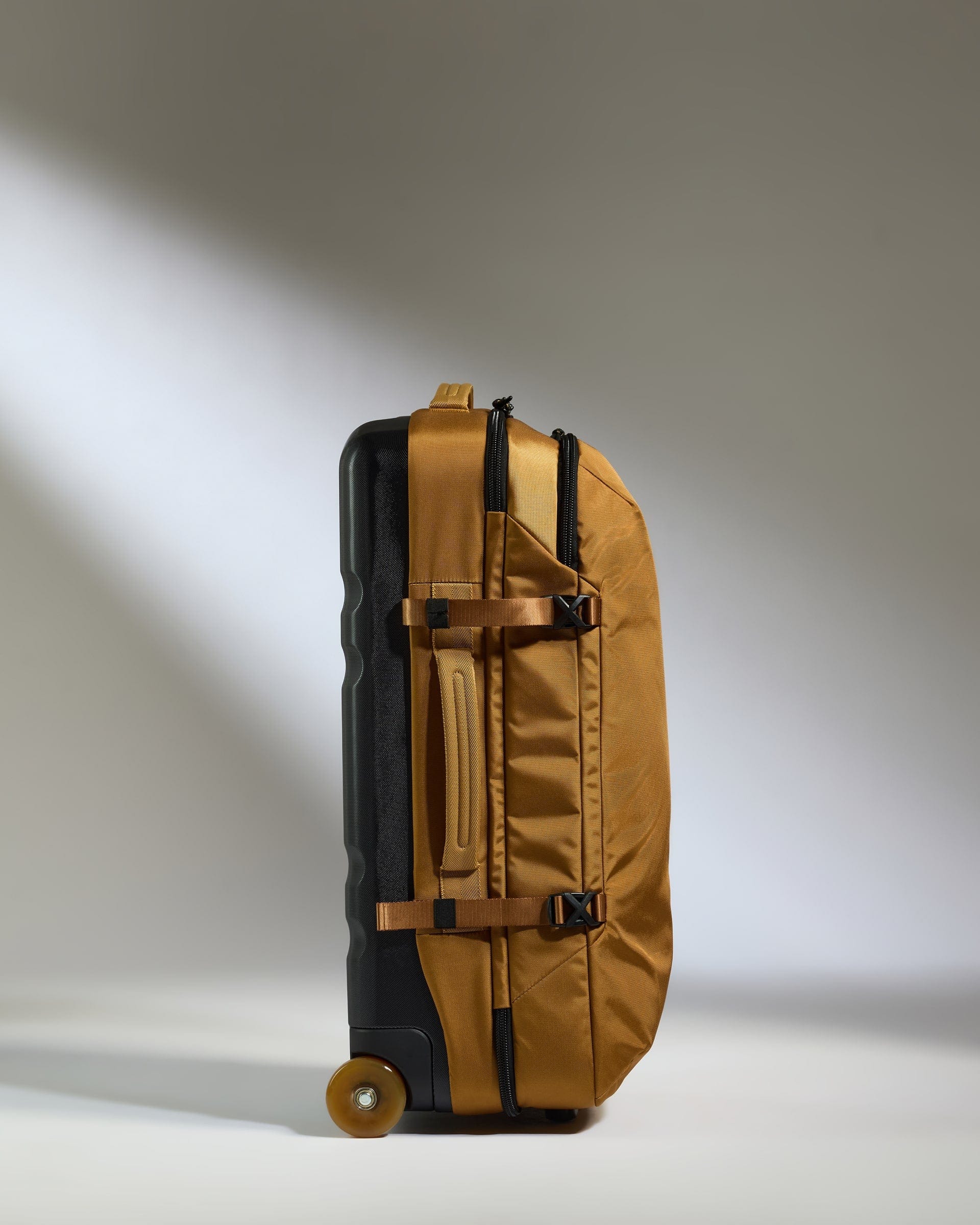 Discovery Wheeled Duffel in Mustard Yellow - Image 5