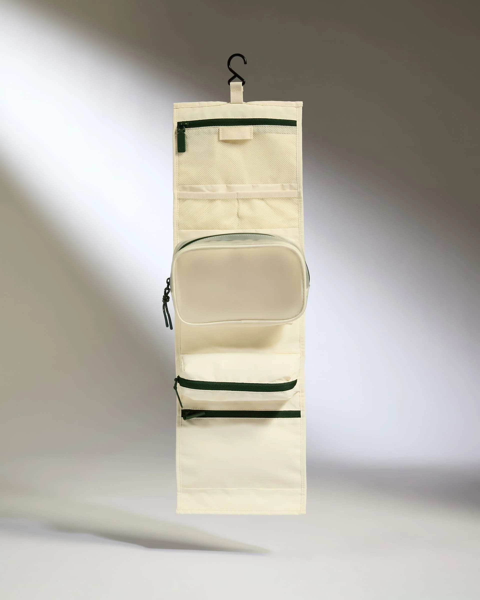 Essential Hanging Wash Bag in Stone - Image 5