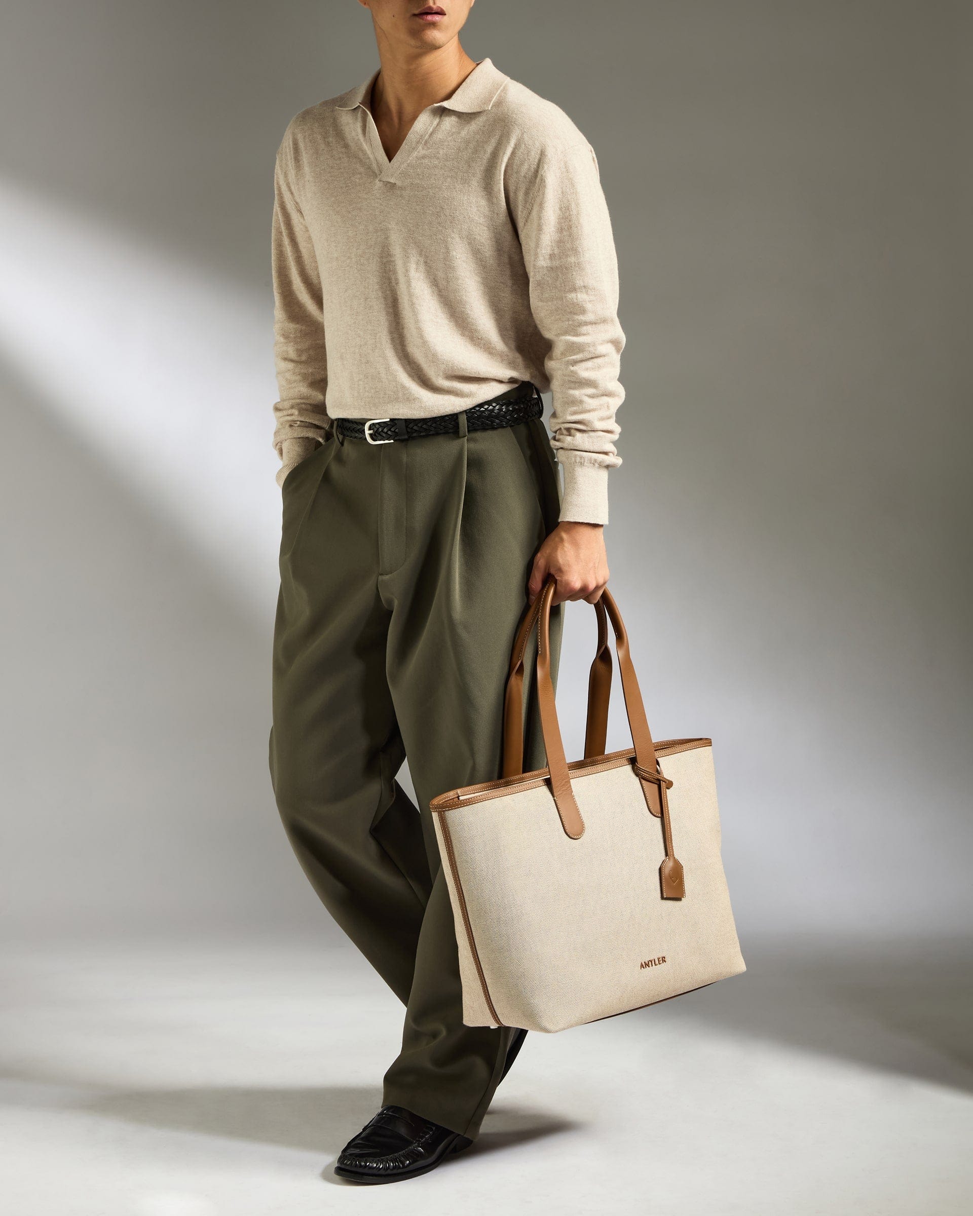 Heritage Tote Bag in Natural - Image 3