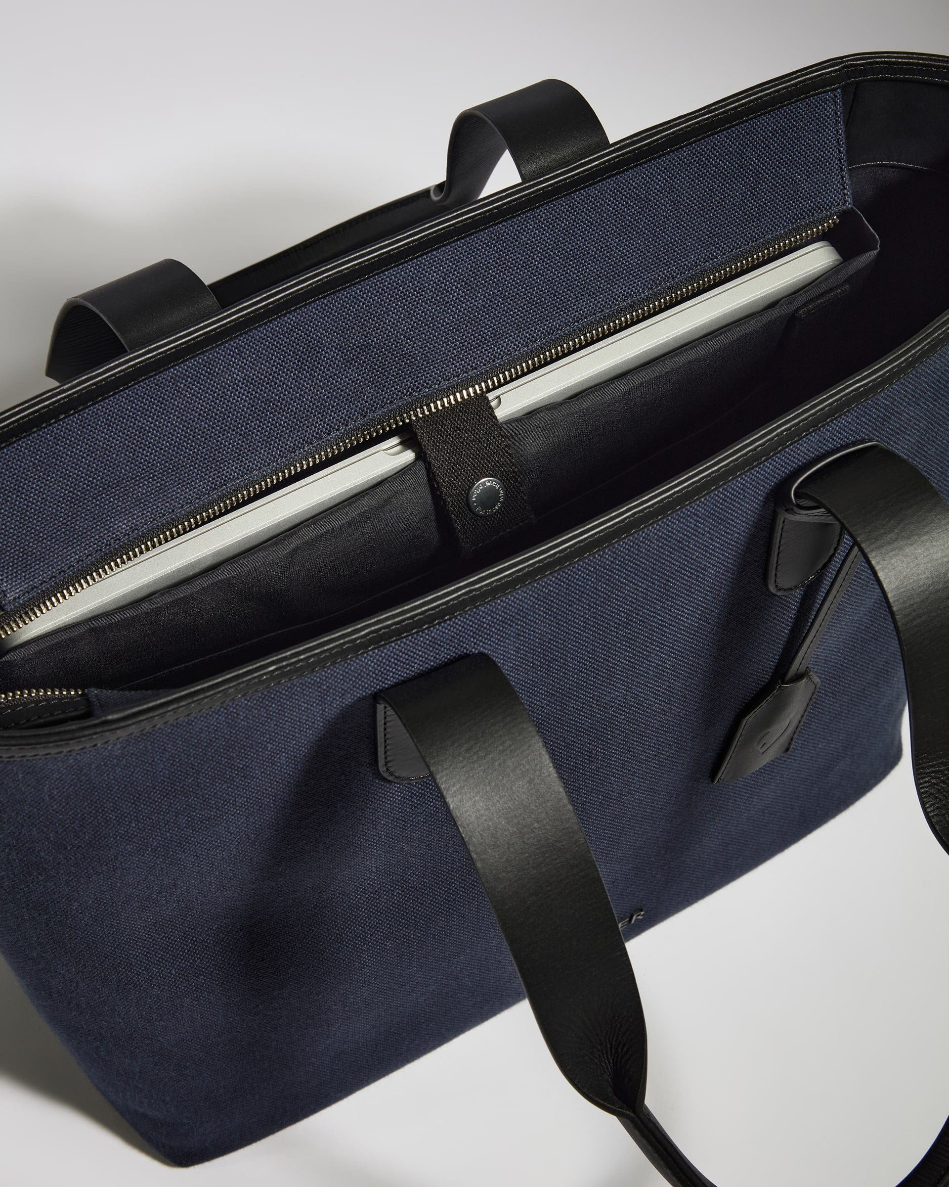 Heritage Tote Bag in Navy - Image 5