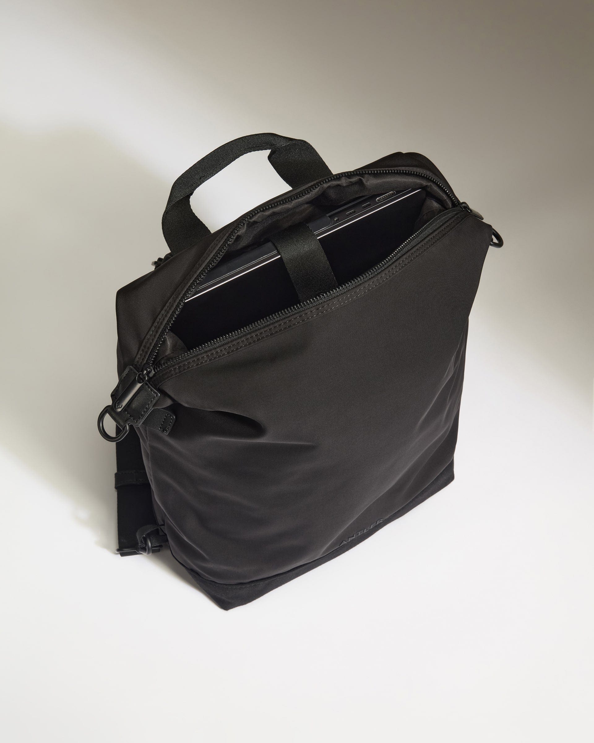 Icon 2-in-1 Tote Backpack in Black - Image 4