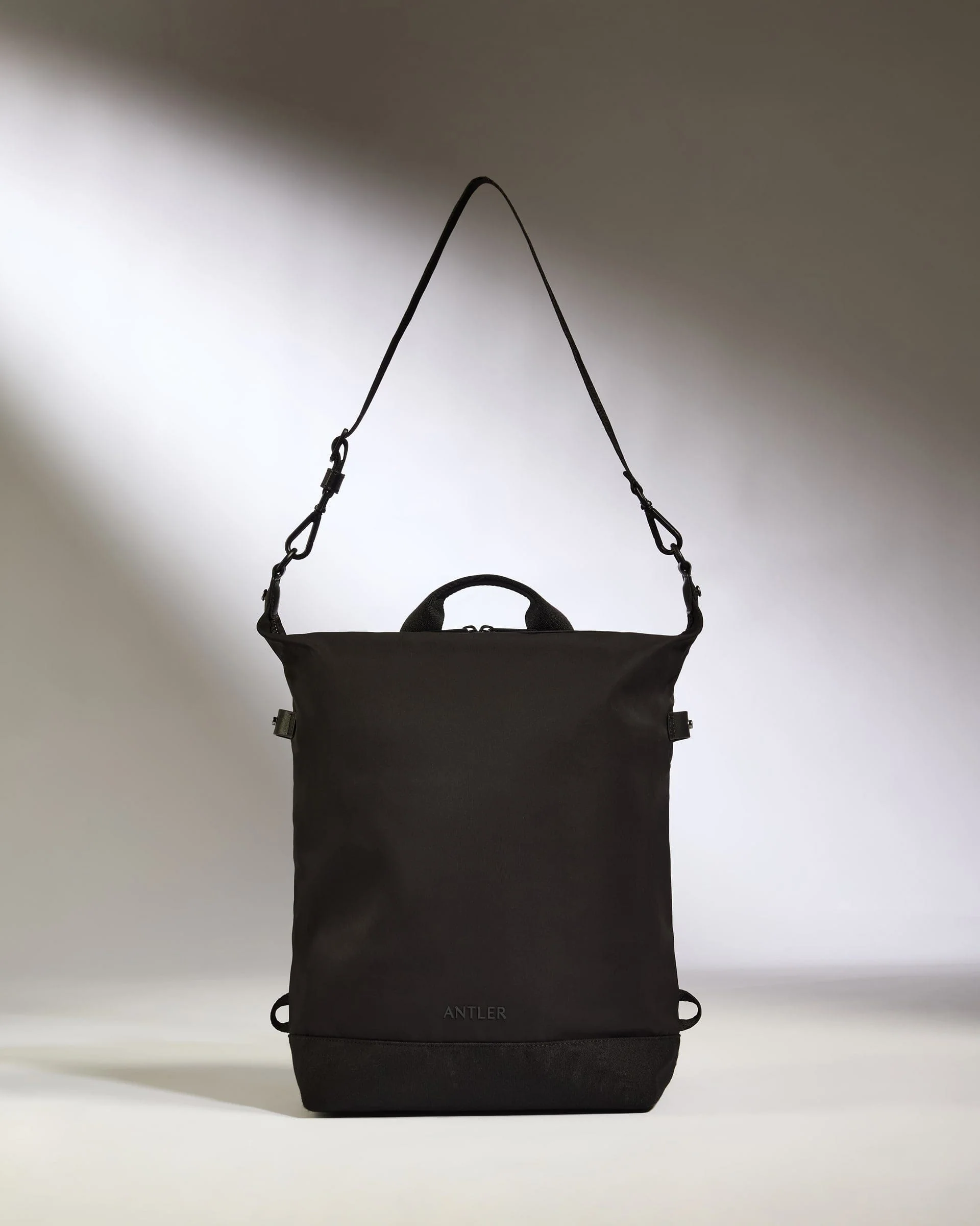 Icon 2-in-1 Tote Backpack in Black - Image 6