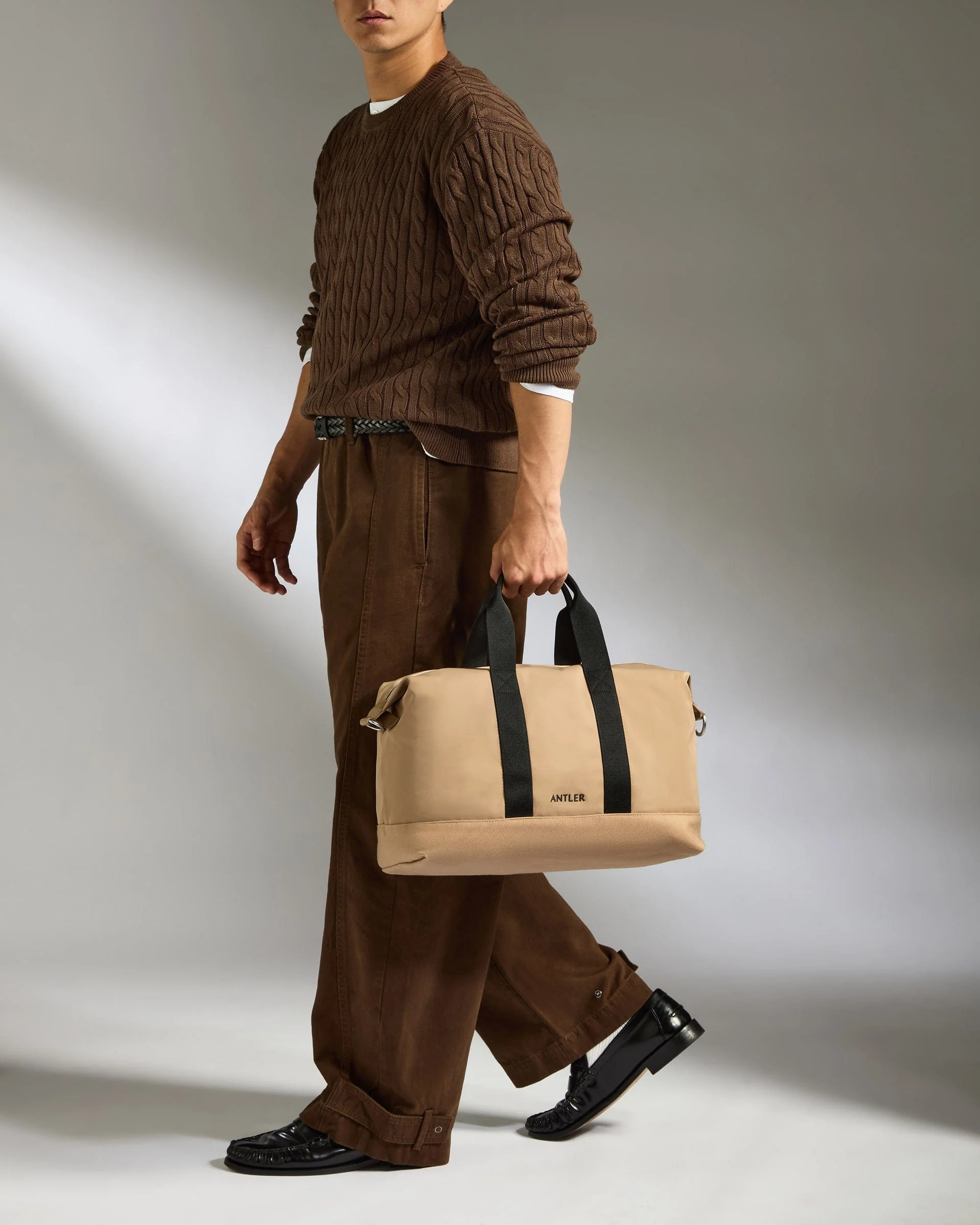 Icon Overnight Bag in Sand - Image 3
