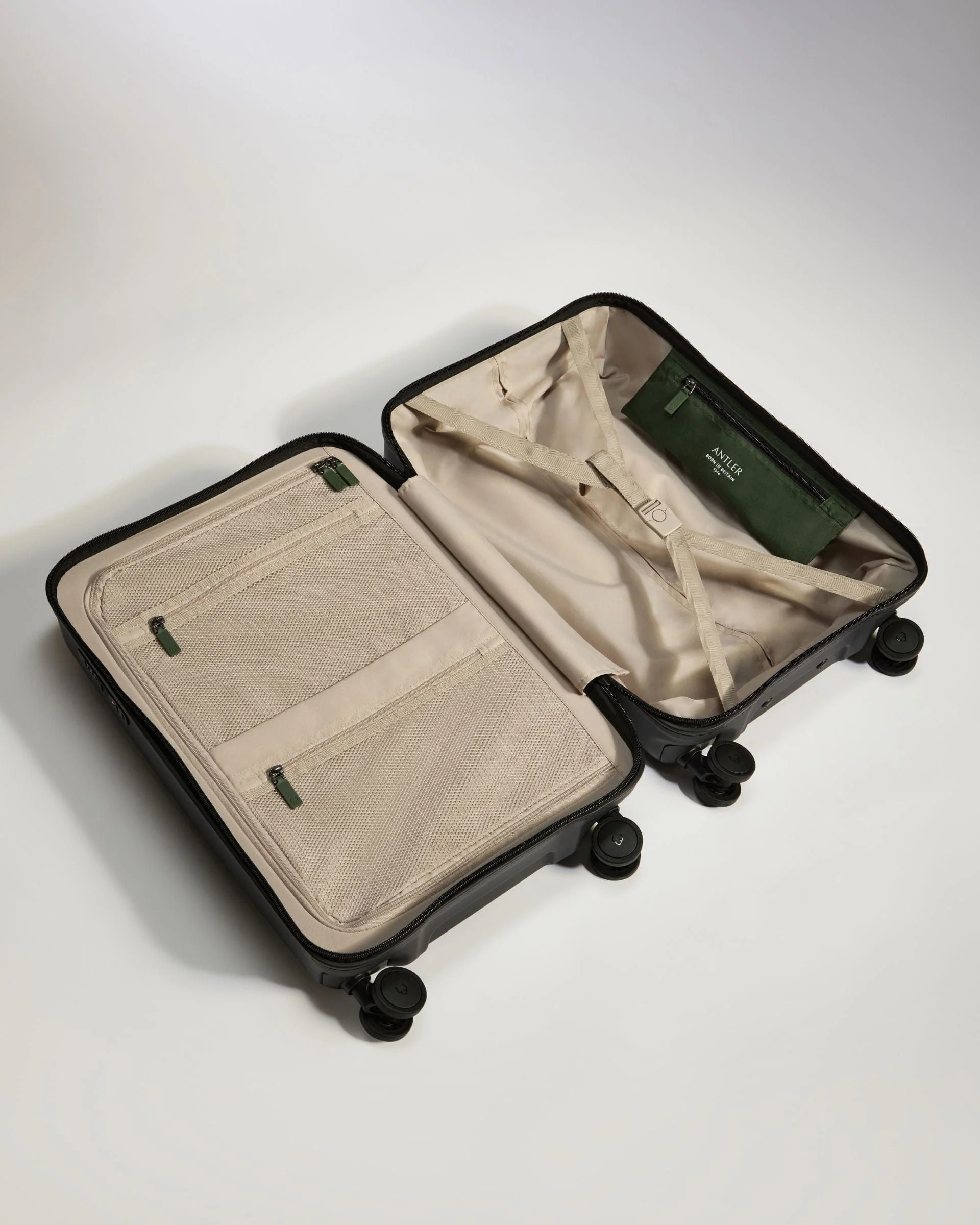 Large Cabin Suitcase in Black - Icon Stripe - Image 3