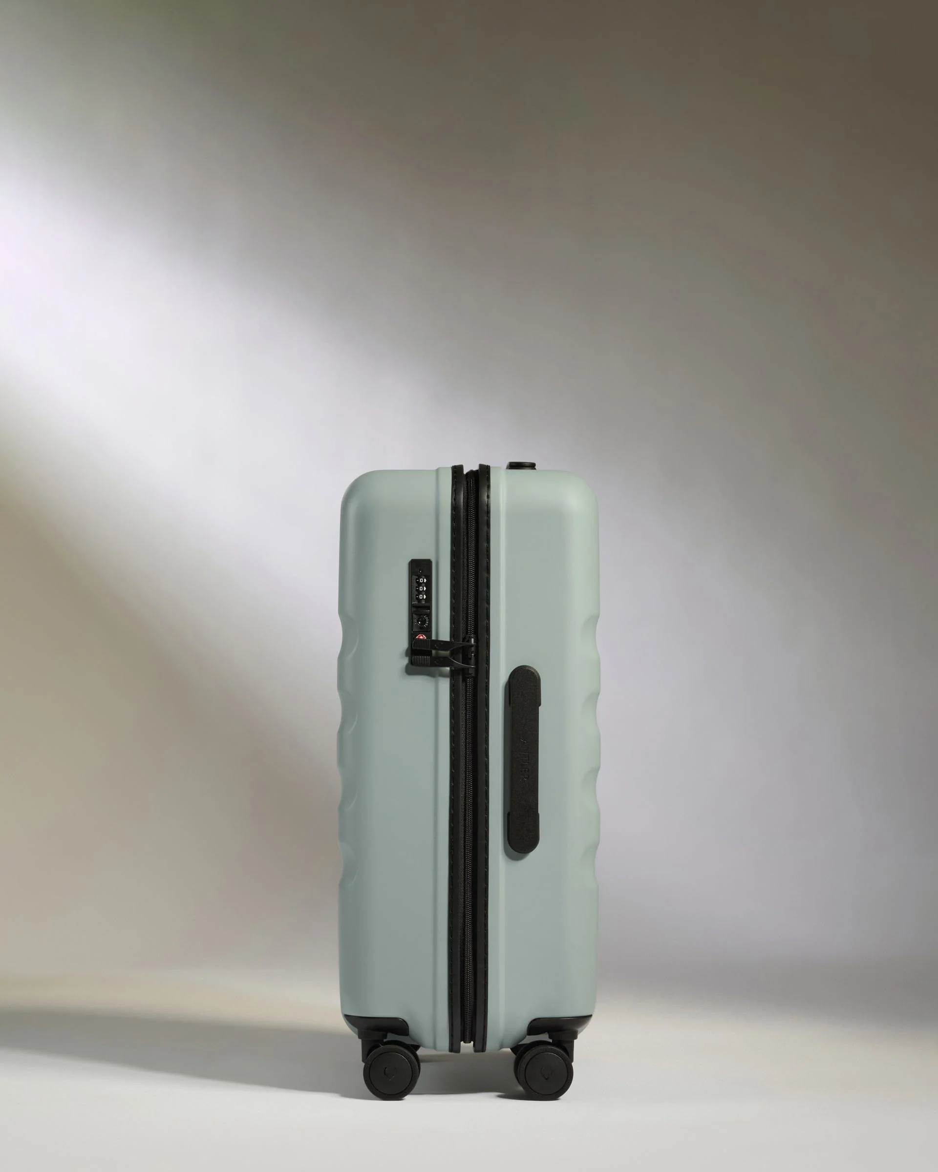 Large Cabin Suitcase in Mist Blue - Icon Stripe - Image 4