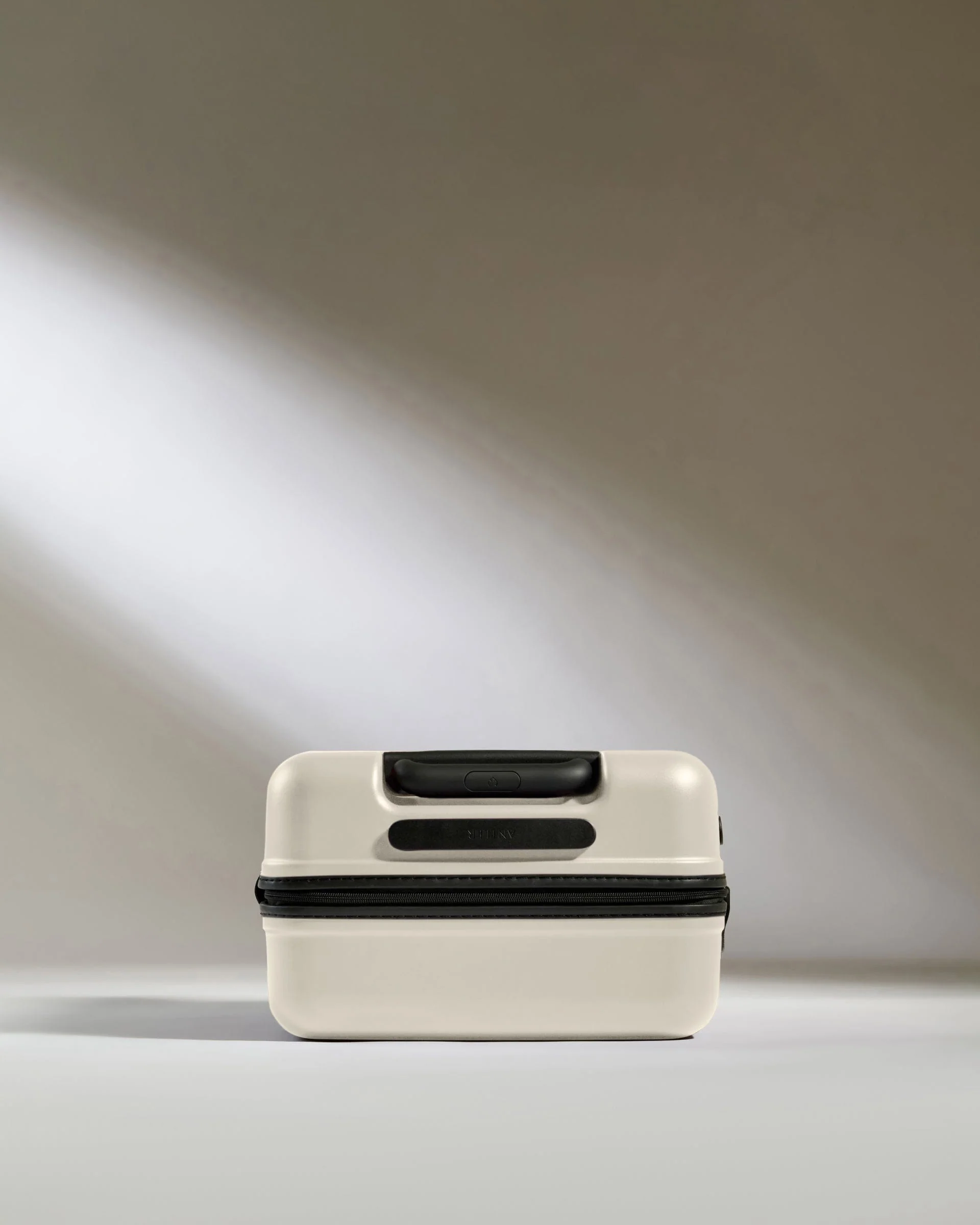 Large Cabin Suitcase in Taupe - Icon Stripe - Image 5