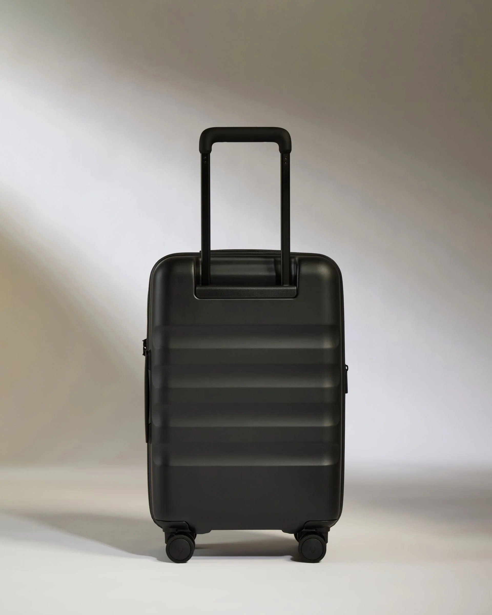 Expandable Cabin Suitcase in Black - Icon Stripe - Image 6