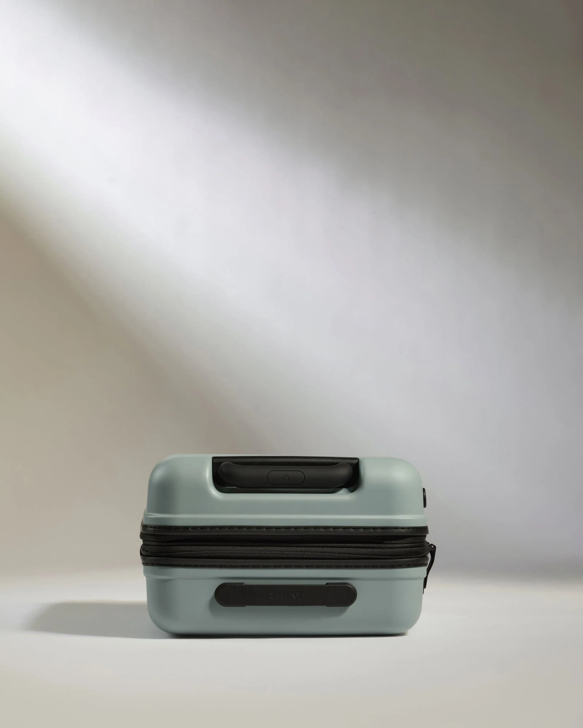 Expandable Cabin Suitcase in Mist Blue - Icon Stripe - Image 5