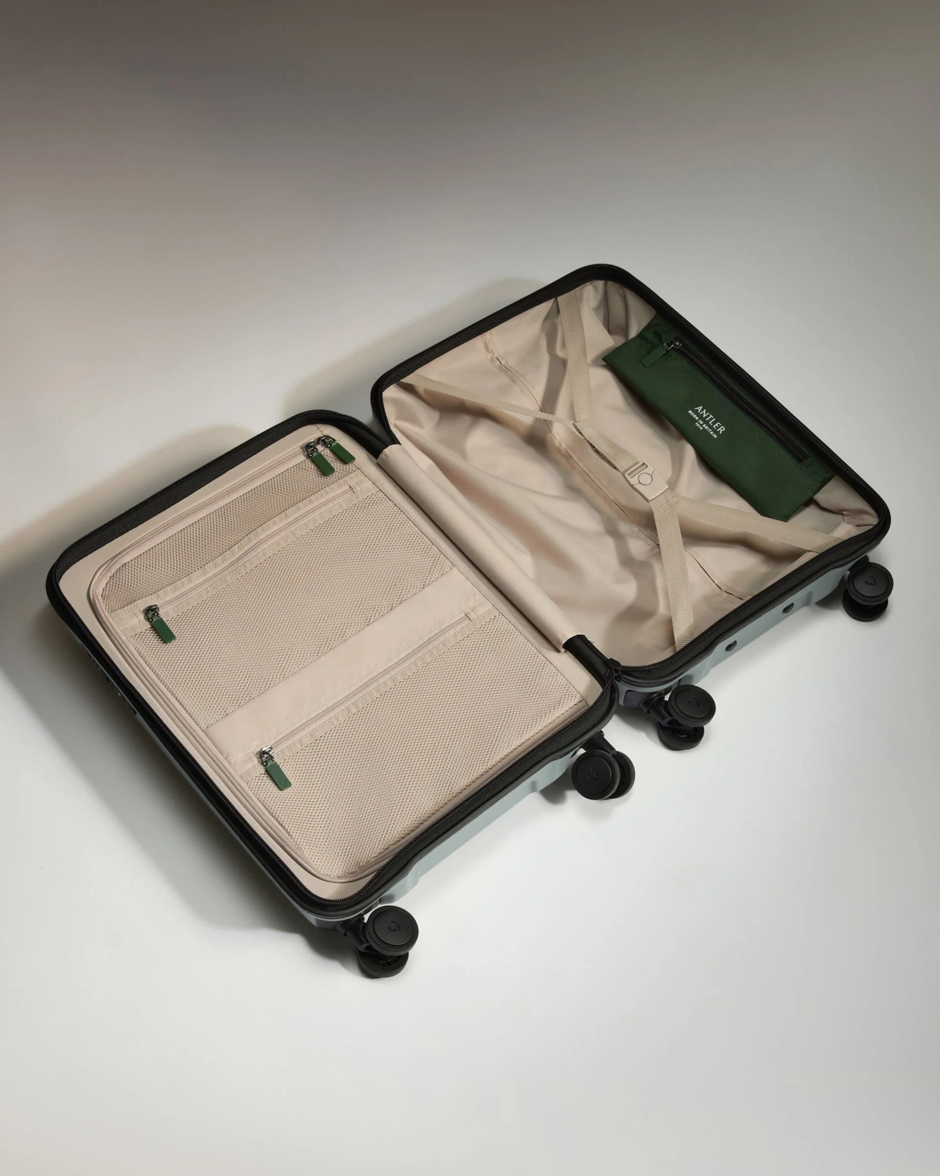 Cabin Suitcase in Mist Blue - Icon Stripe - Image 3