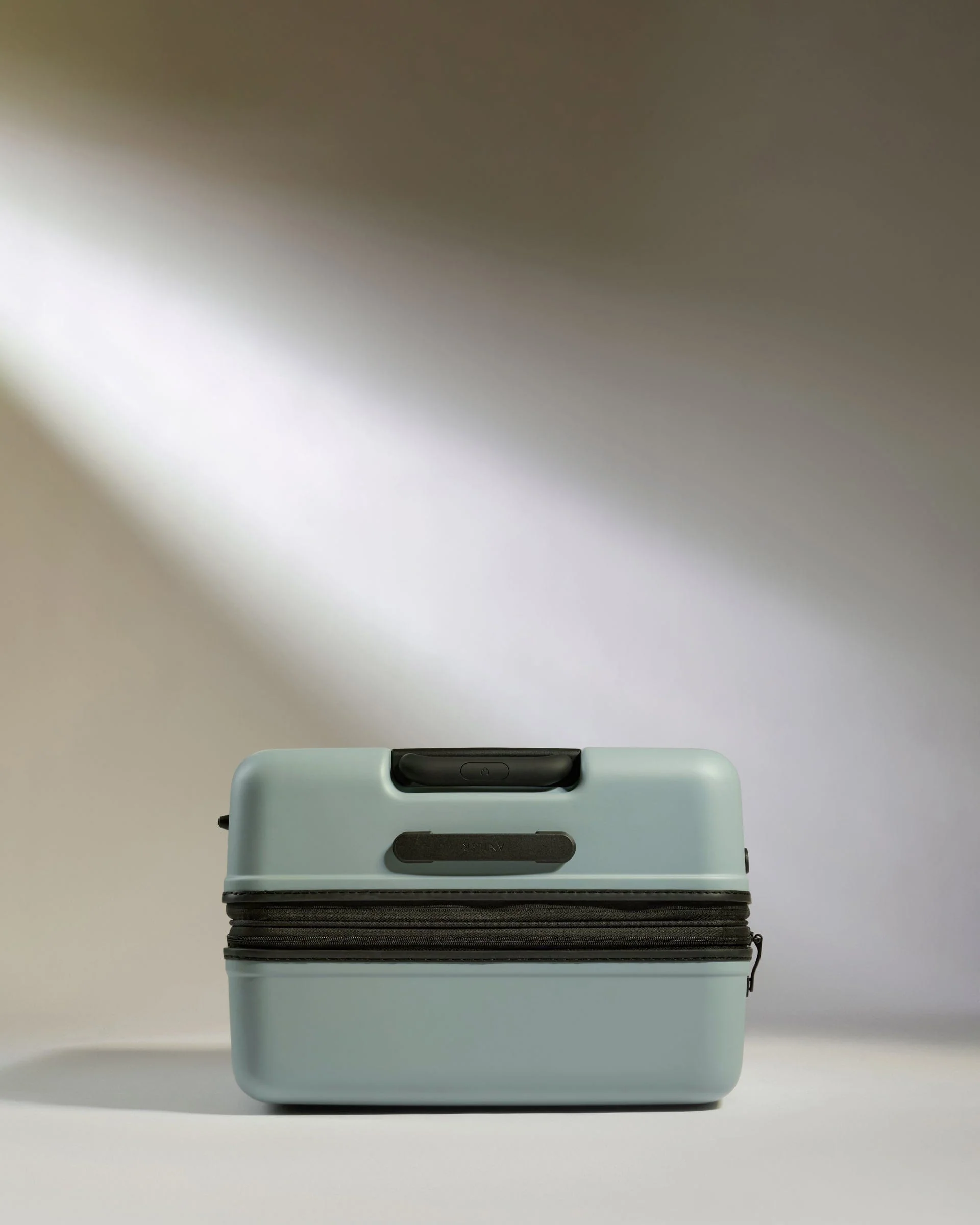 Large Suitcase in Mist Blue - Icon Stripe - Image 5
