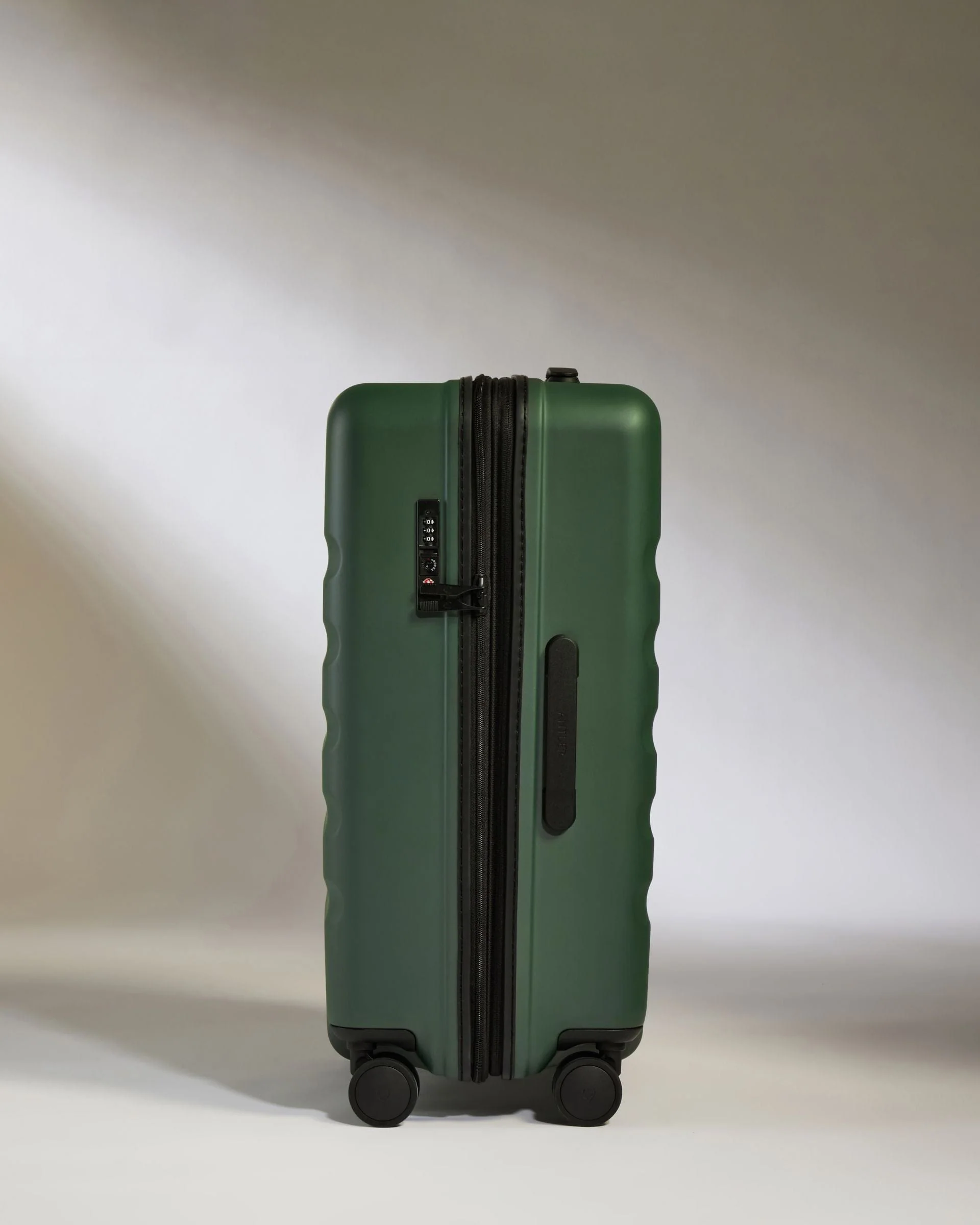 Medium Suitcase in Antler Green - Icon Stripe - Image 4