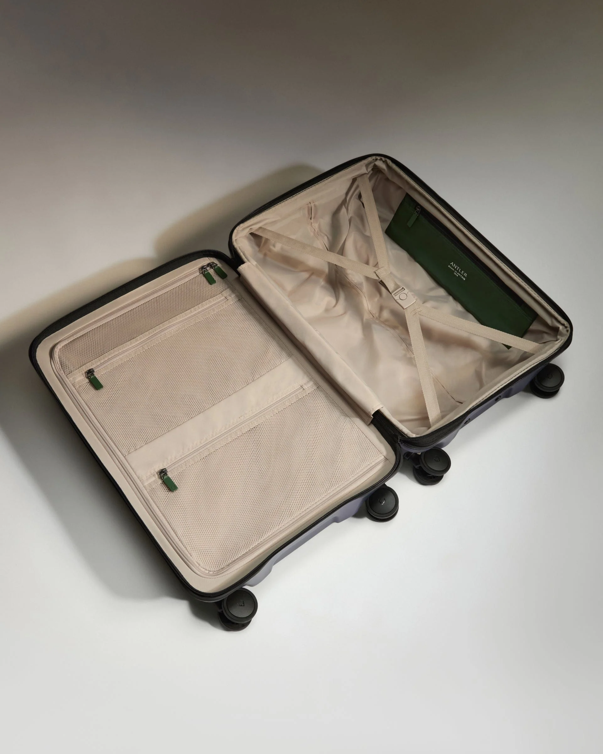 Medium Suitcase in Indigo Blue - Icon Stripe - Image 3