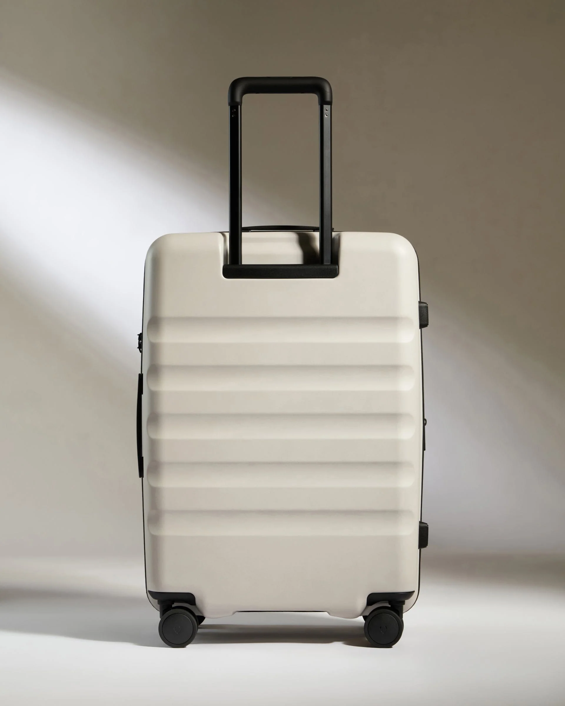 Medium Suitcase in Taupe - Icon Stripe - Image 6