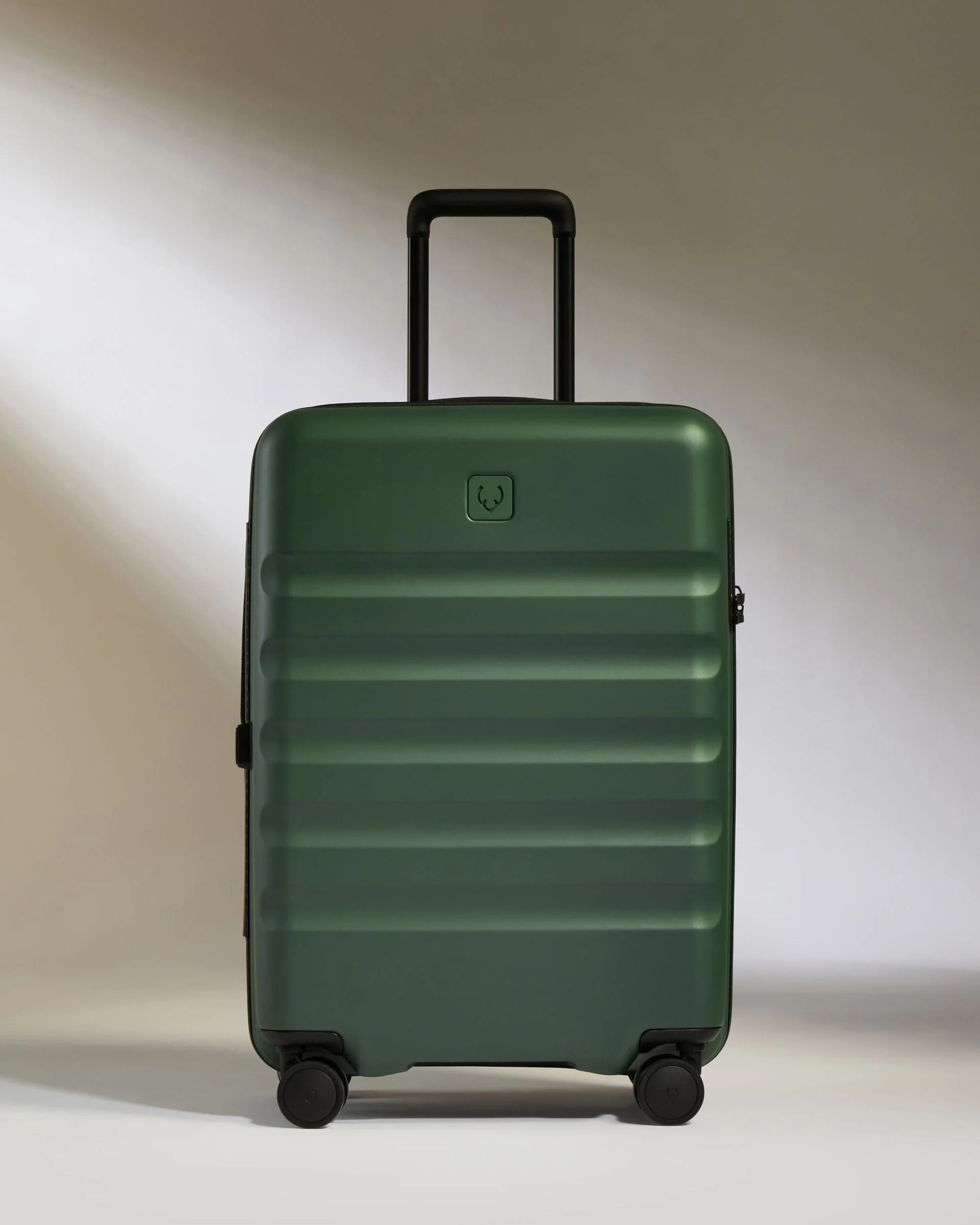 Large Cabin Suitcase Set in Antler Green - Icon Stripe - Image 6