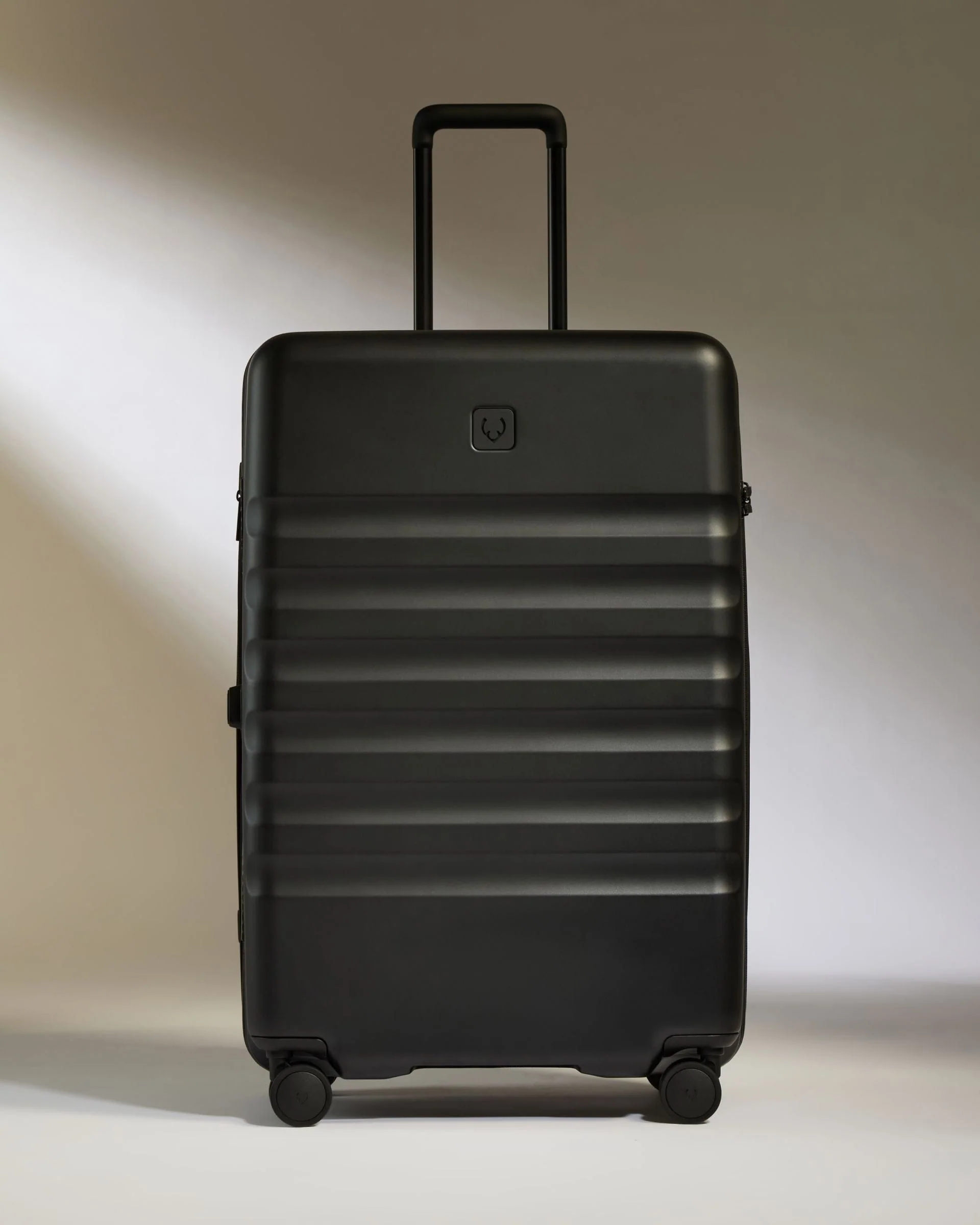 Large Cabin Suitcase Set in Black - Icon Stripe - Image 6