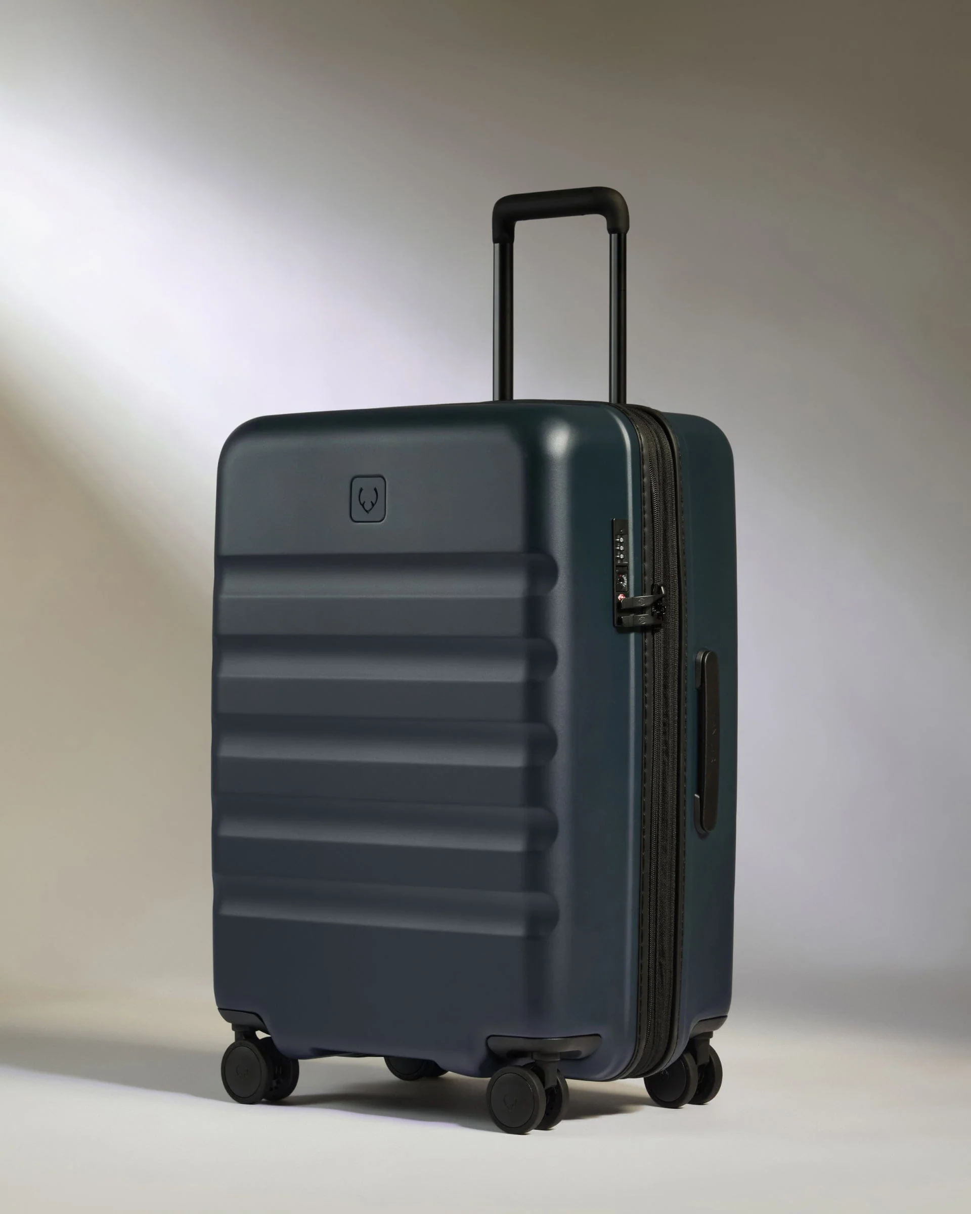 Expandable Cabin Suitcase Set in Indigo Blue - Icon Stripe - Image 4