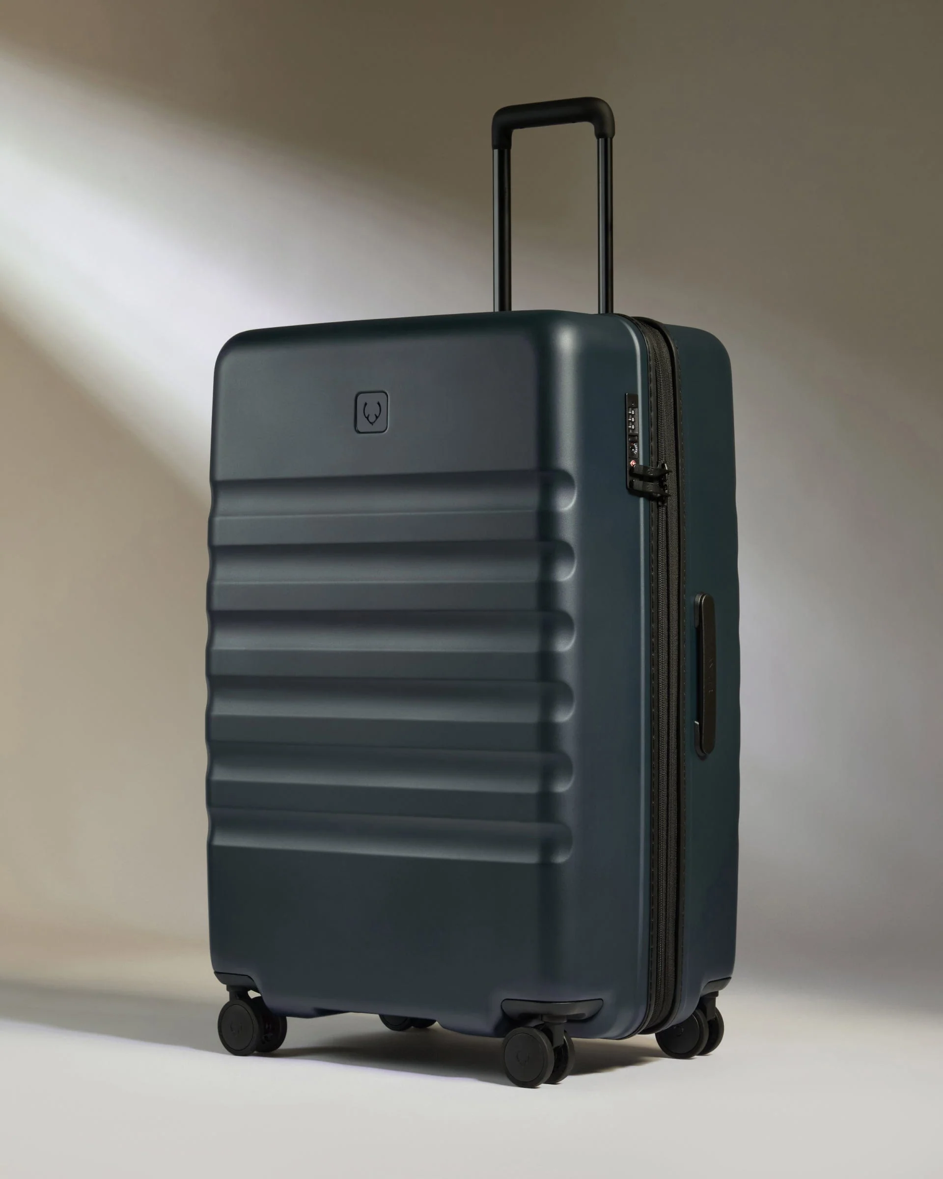 Expandable Cabin Suitcase Set in Indigo Blue - Icon Stripe - Image 5