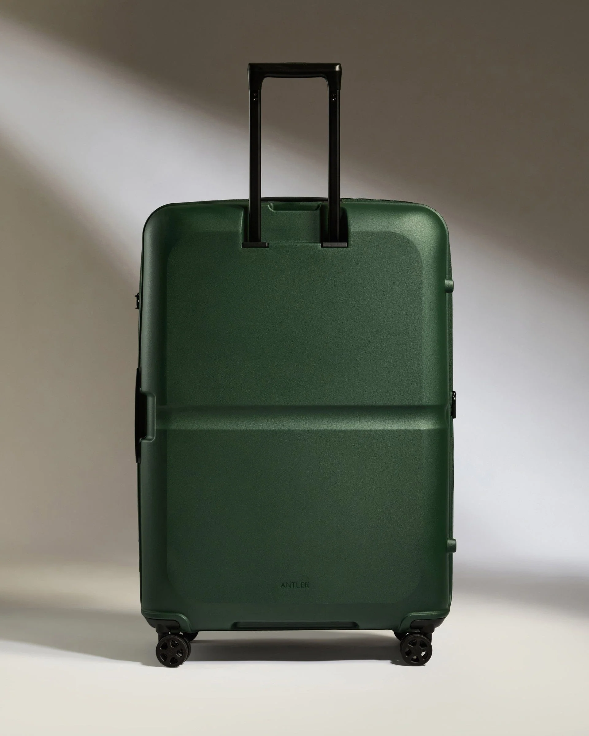 Large Suitcase in Antler Green - Single Stripe - Image 6