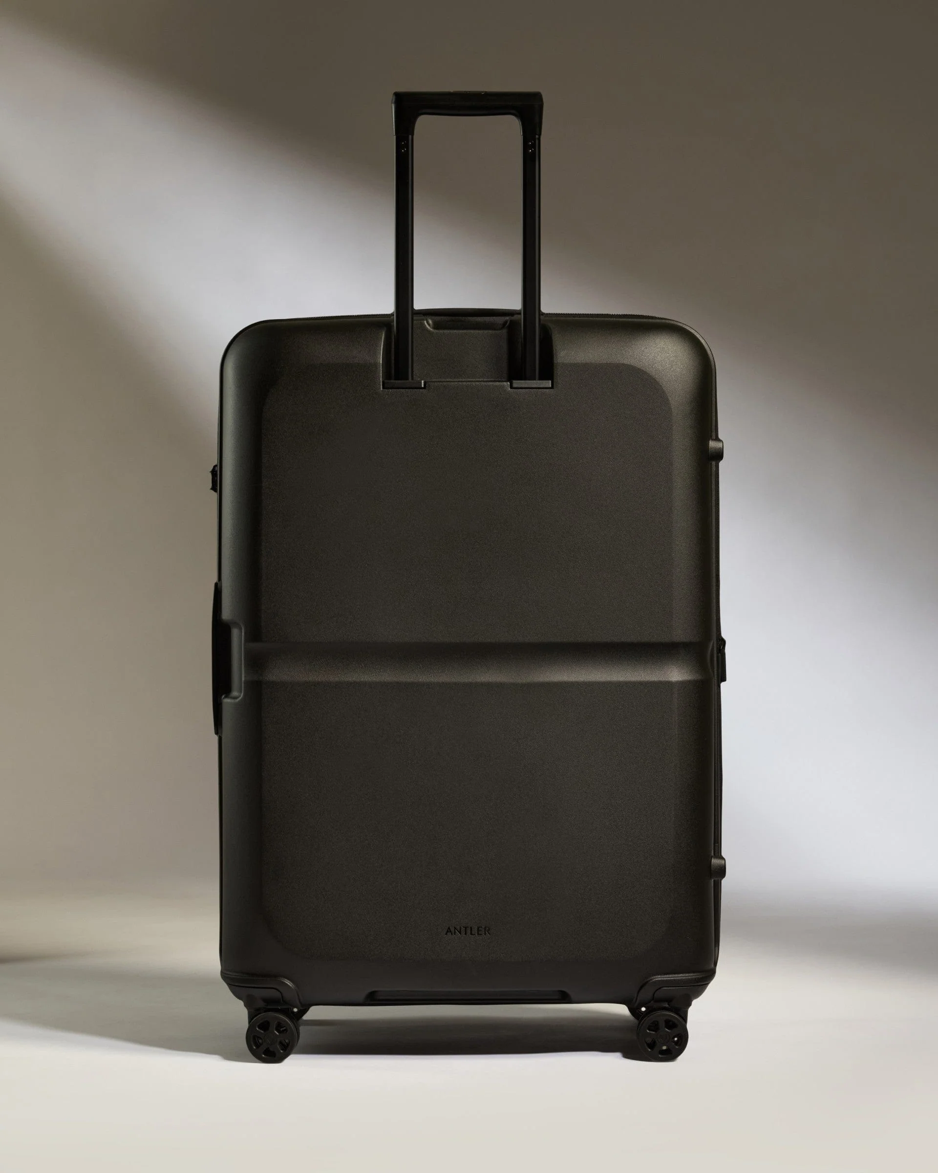 Large Suitcase in Black - Single Stripe - Image 7