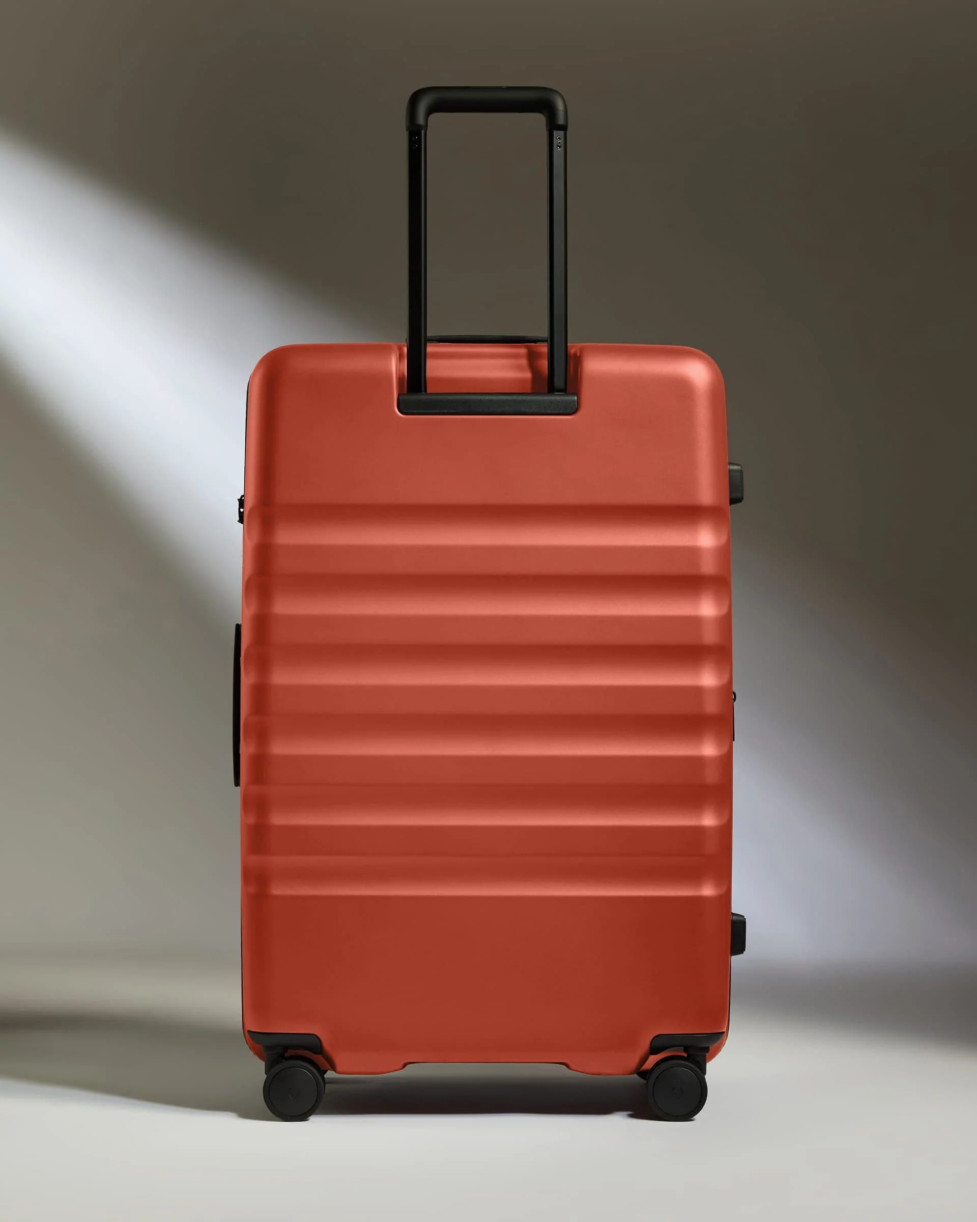 Large Suitcase in Buckthorn Red - Icon Stripe - Image 3