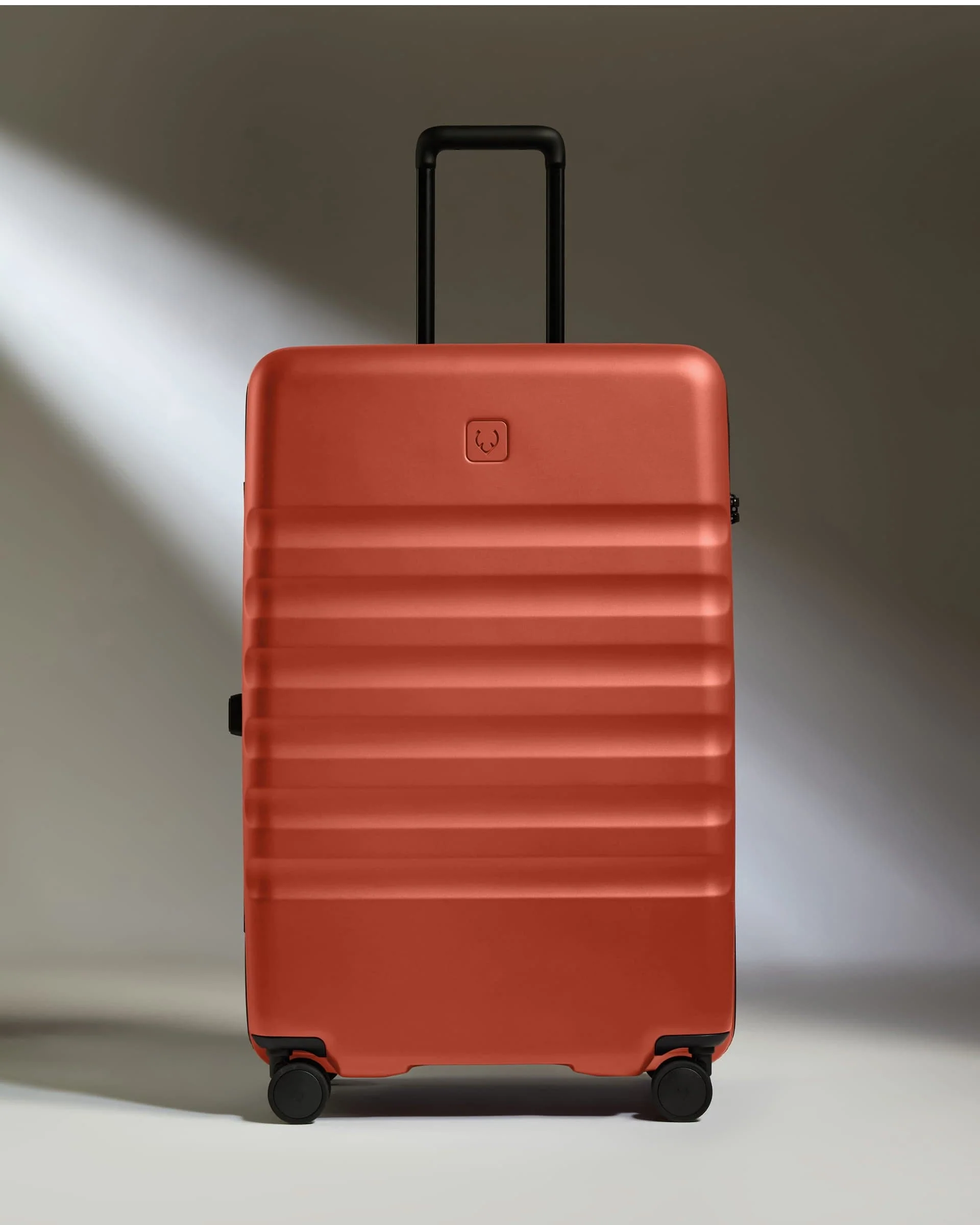 Large Suitcase in Buckthorn Red - Icon Stripe - Image 6