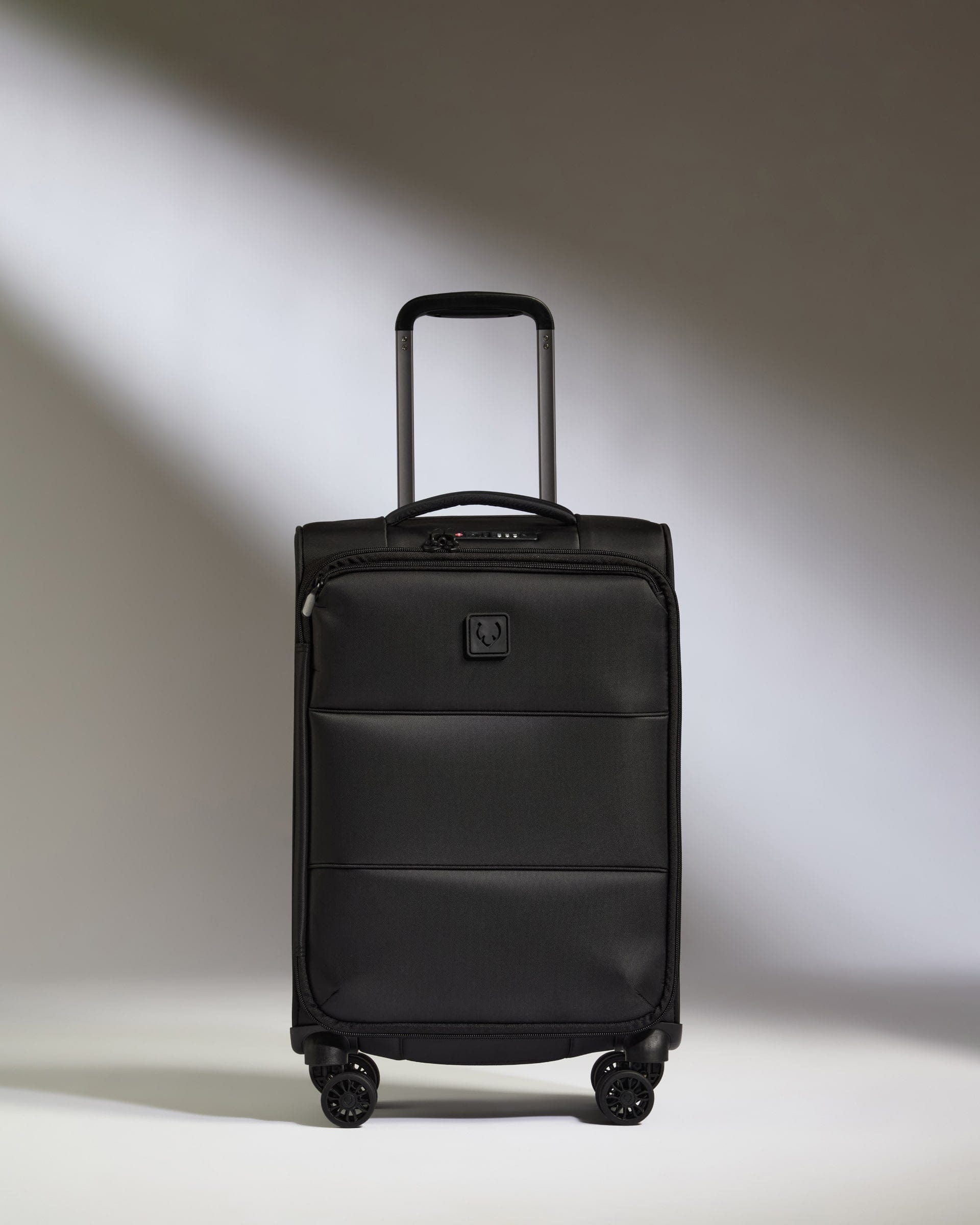 Lightest Cabin Suitcase in Black - Soft Stripe 2.0 - Image 4