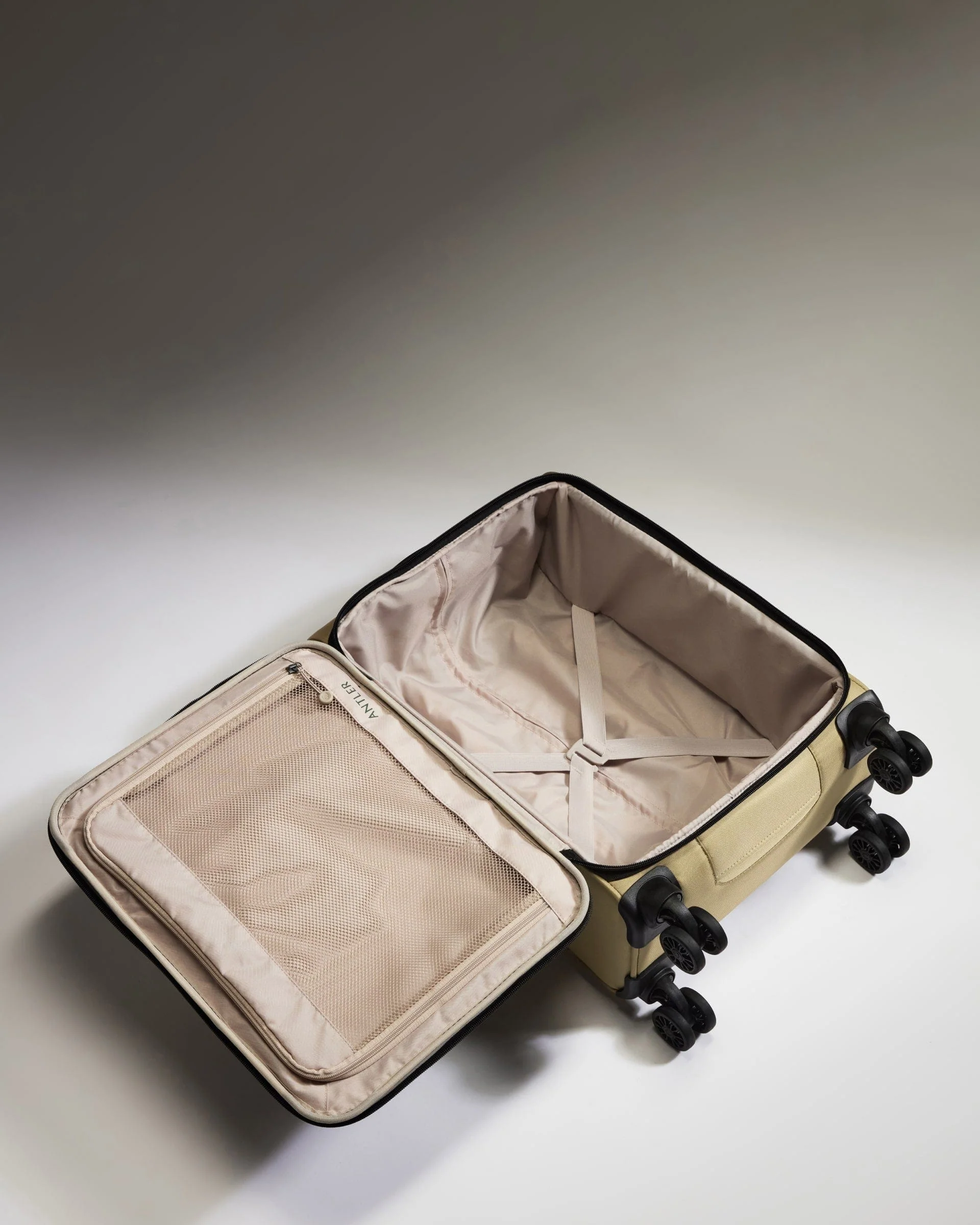 Lightest Cabin Suitcase in Sand - Soft Stripe 2.0 - Image 3
