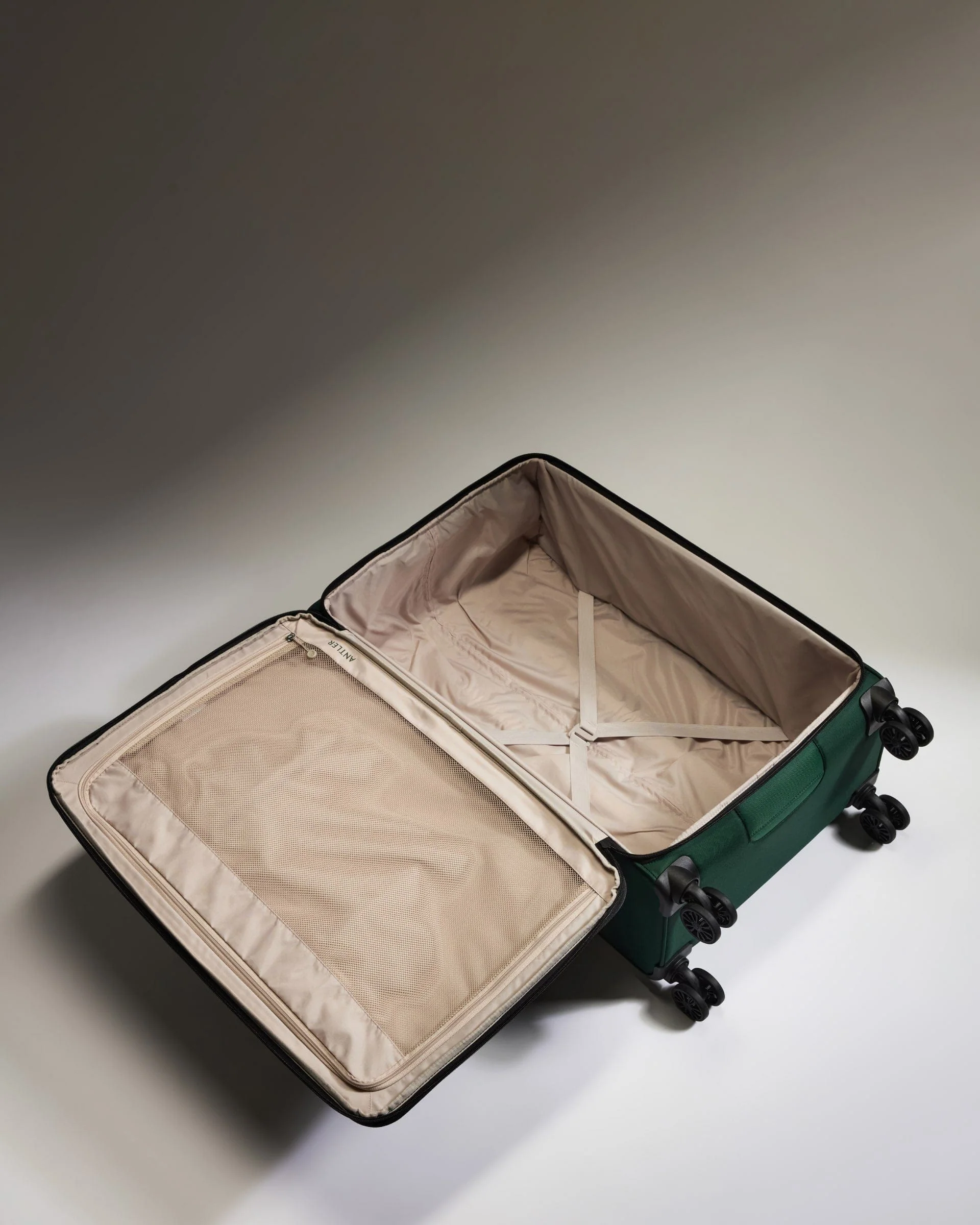 Lightest Large Suitcase in Antler Green - Soft Stripe 2.0 - Image 2