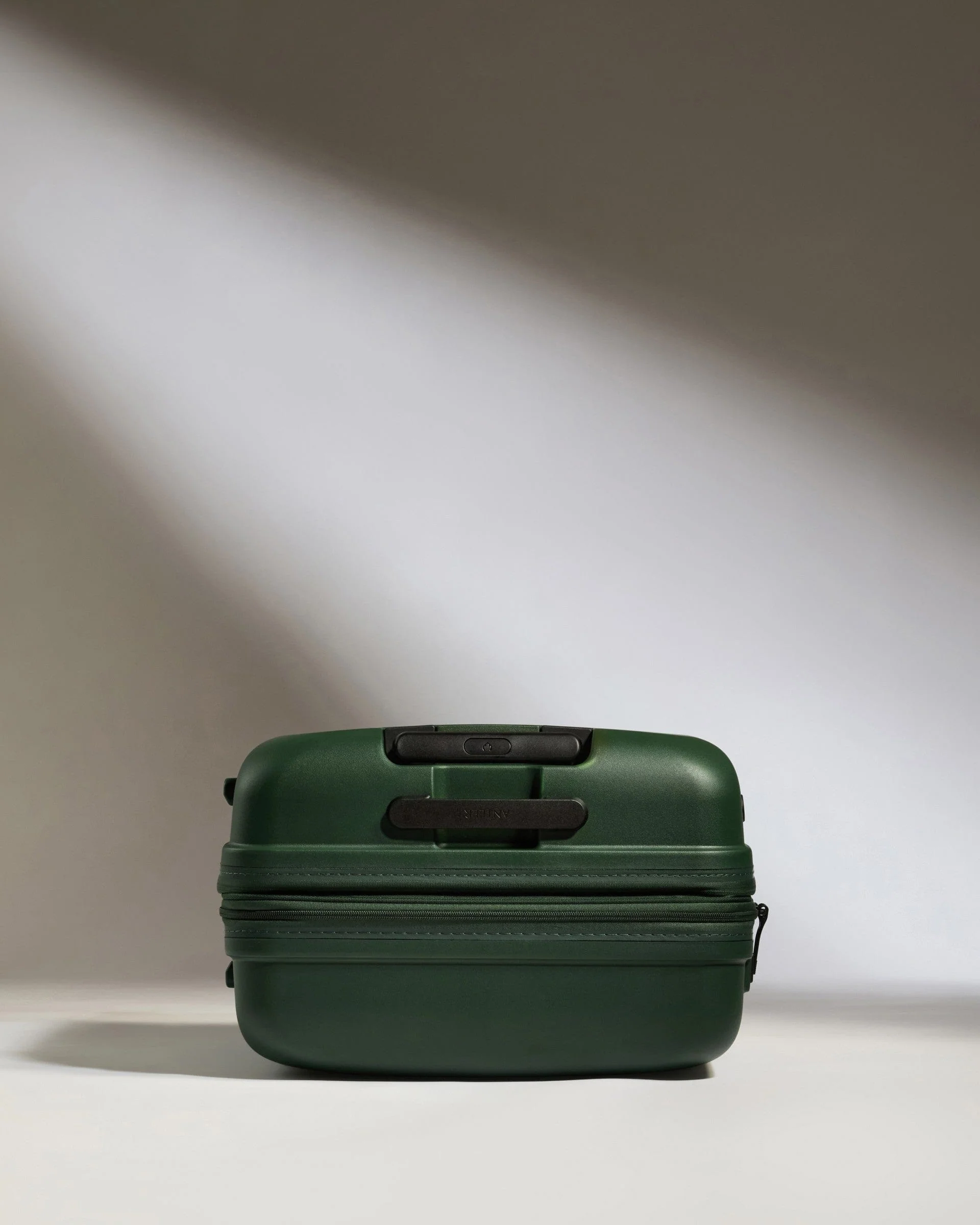 Medium Suitcase in Antler Green - Single Stripe - Image 6