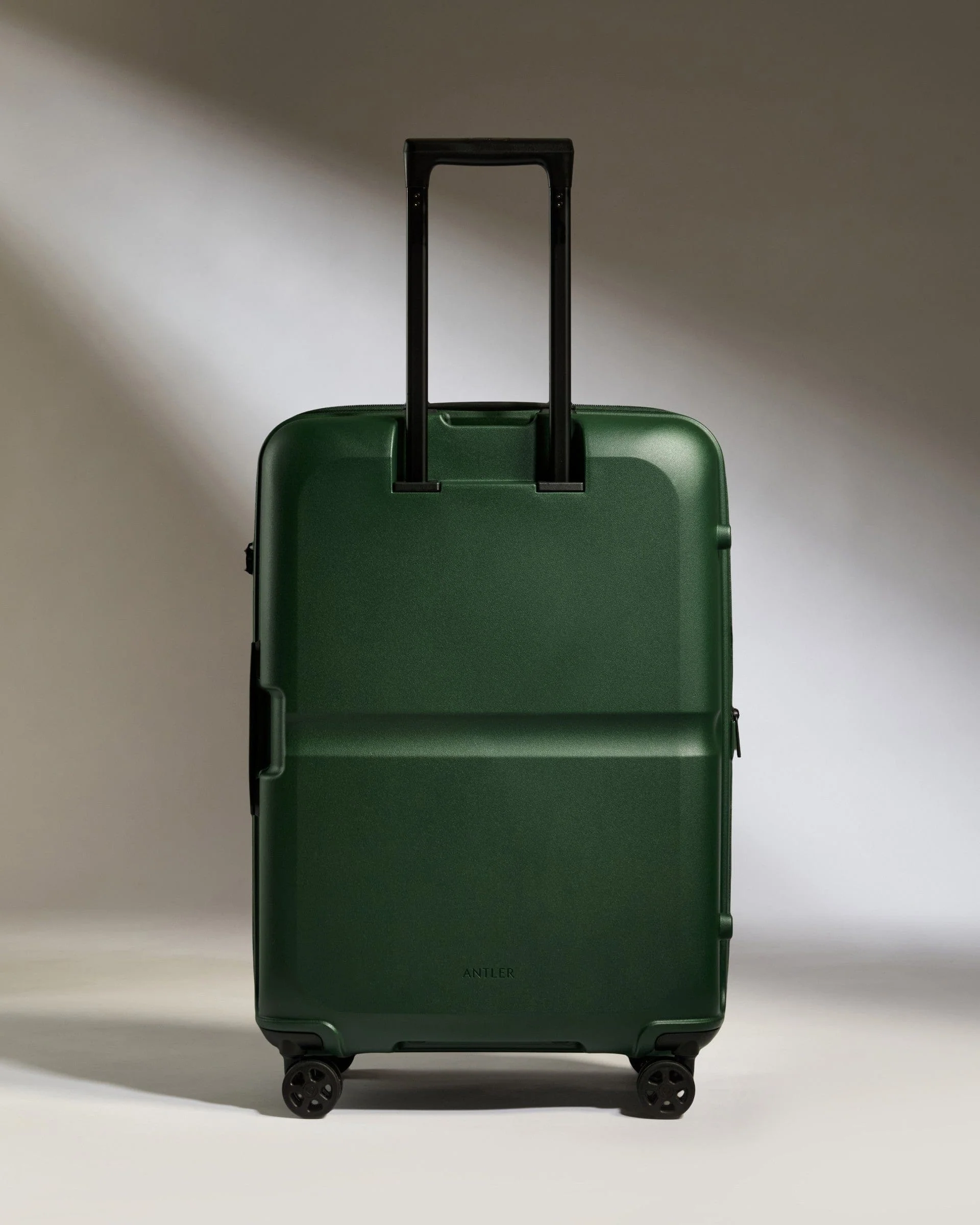Medium Suitcase in Antler Green - Single Stripe - Image 7