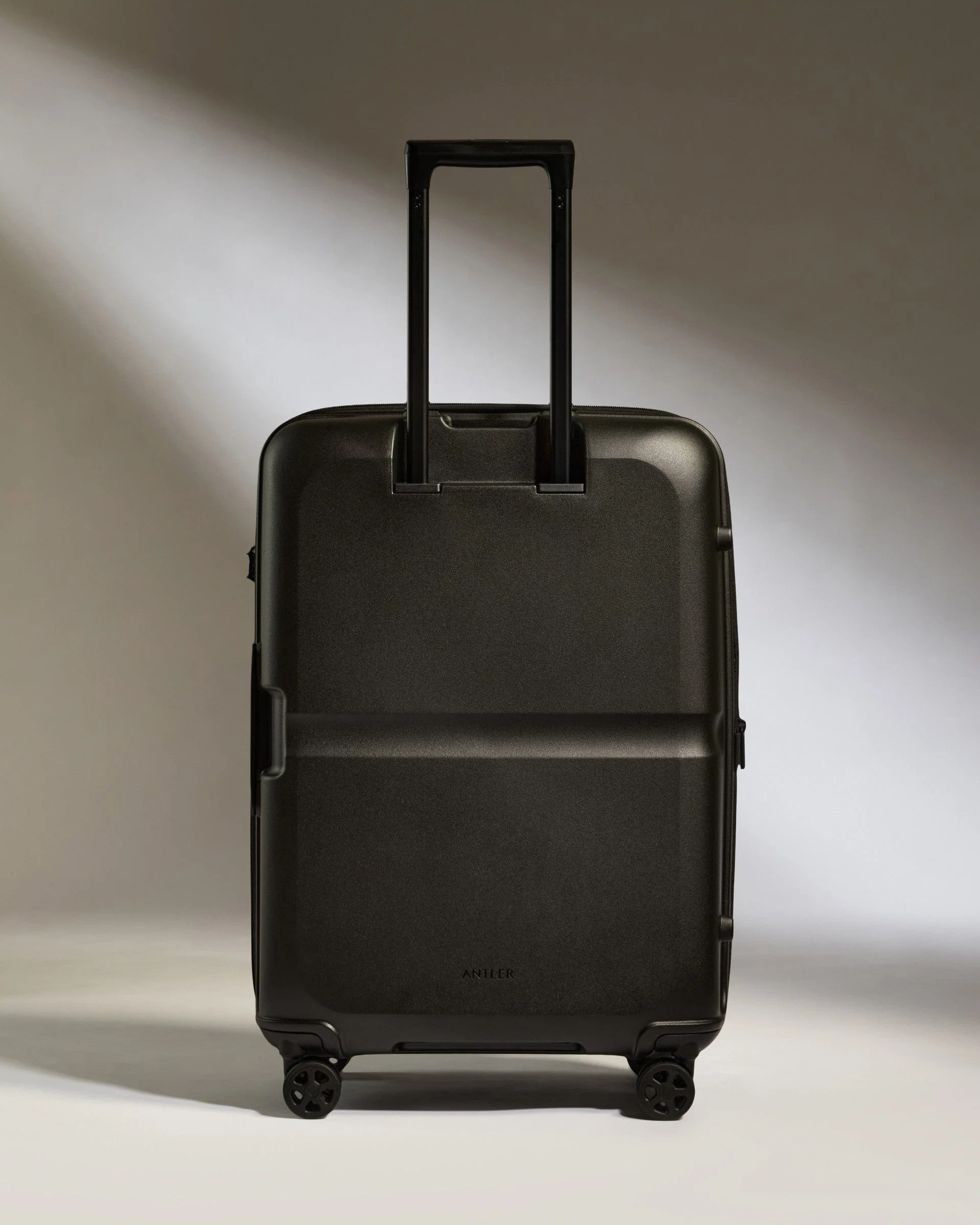 Medium Suitcase in Black - Single Stripe - Image 7