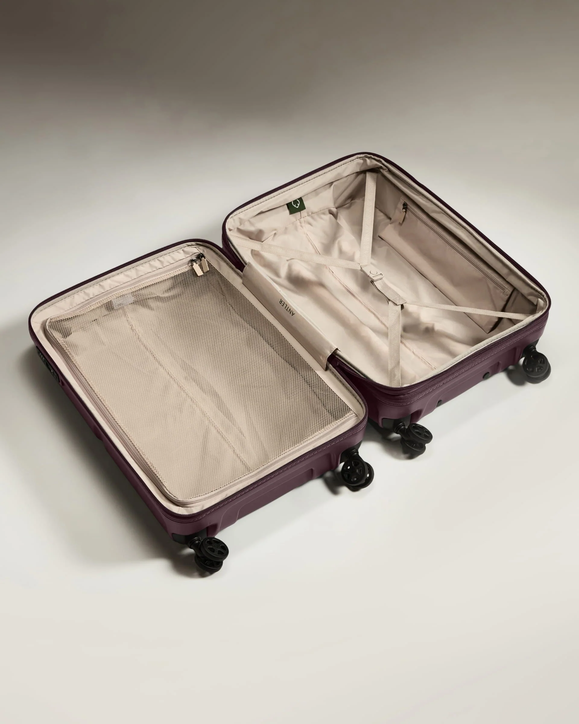Medium Suitcase in Lagoon Purple - Single Stripe - Image 4