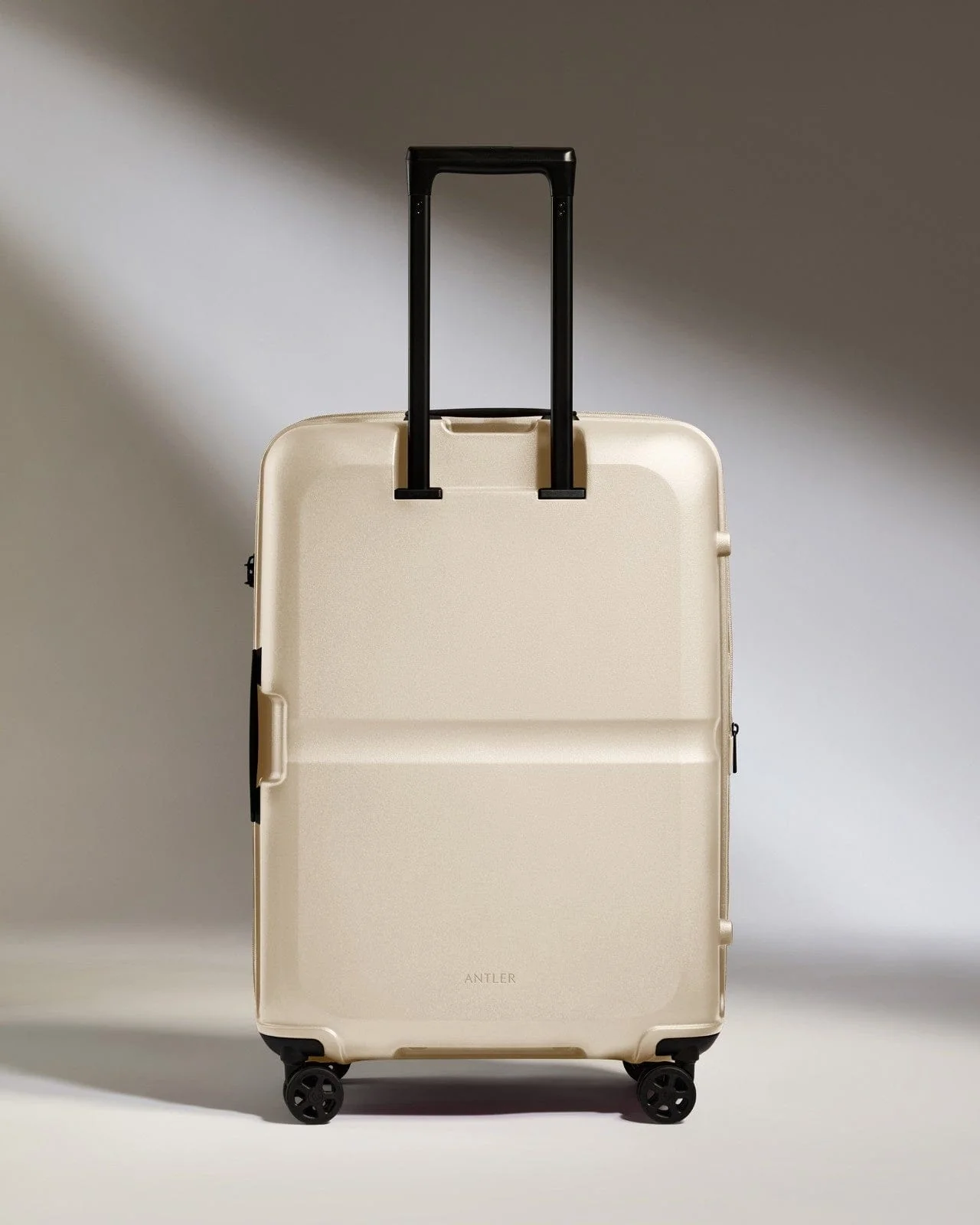 Medium Suitcase in Warm Taupe - Single Stripe - Image 6