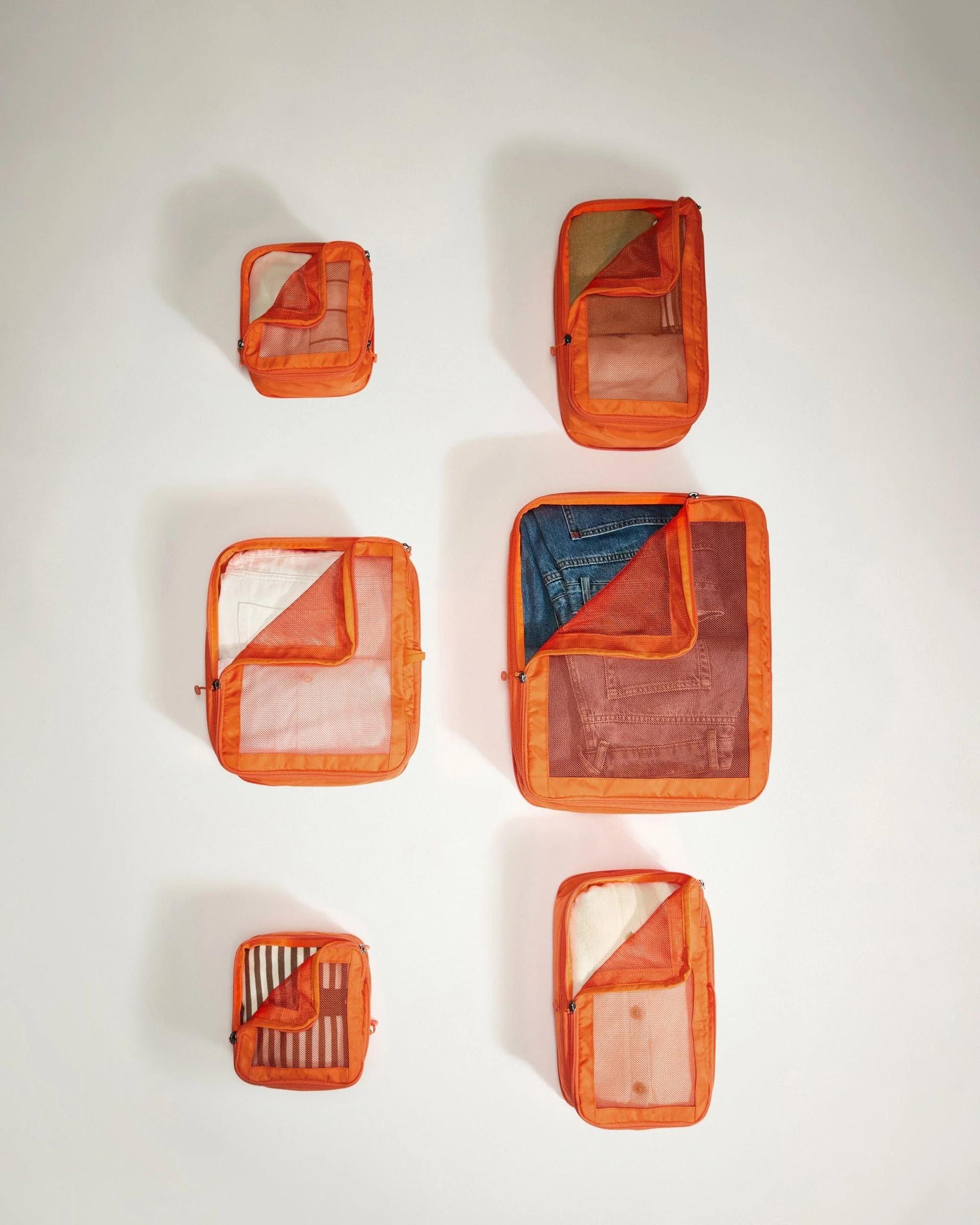 Packing Cubes in Coral - Set of 6 - Image 2