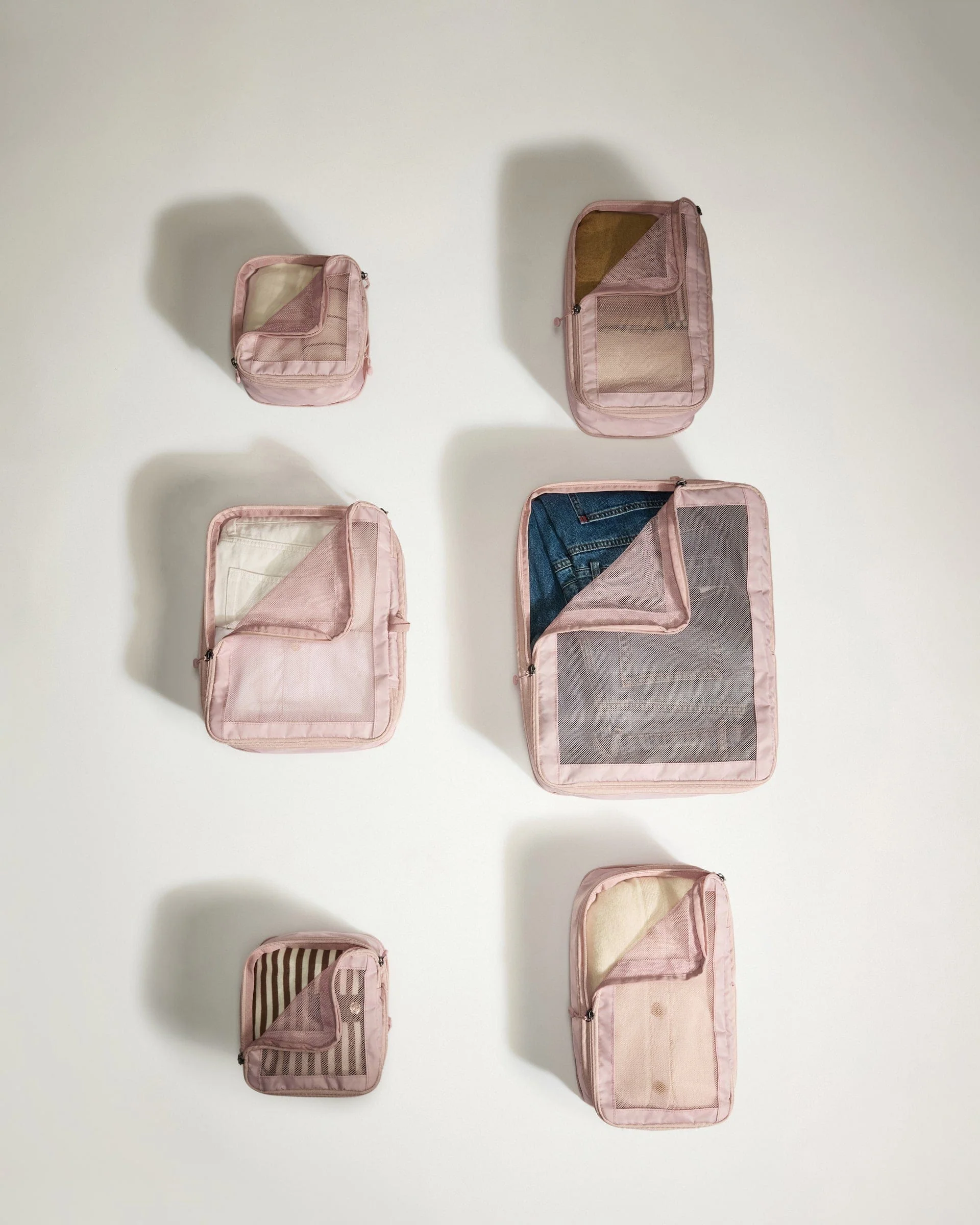 Packing Cubes in Moorland Pink - Set of 6 - Image 2