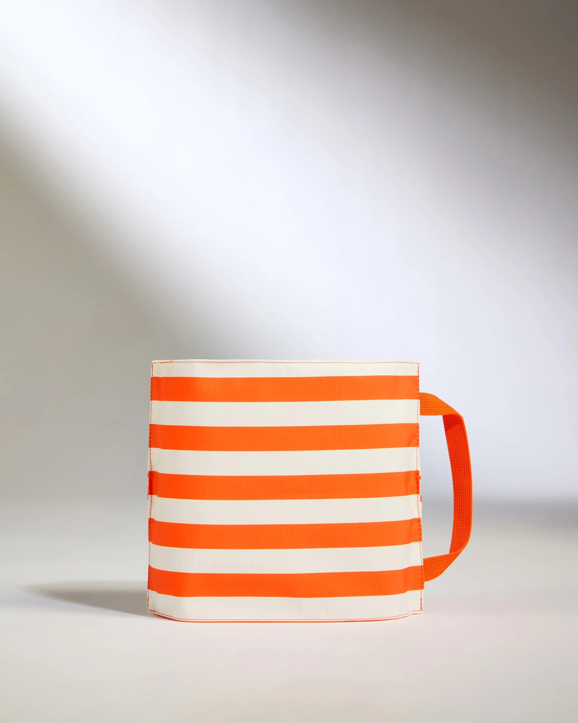 Stripe Poolside Pouch in Coral - Summer Capsule - Image 6