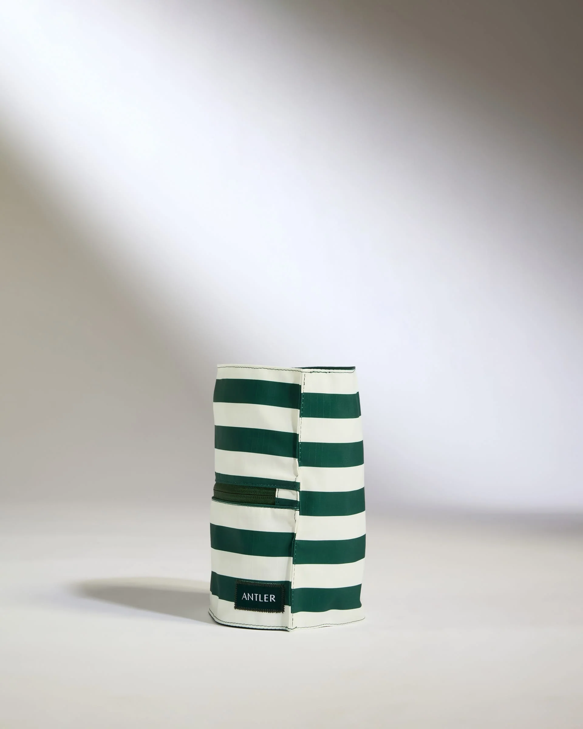 Stripe Poolside Pouch in Green- Summer Capsule - Image 5