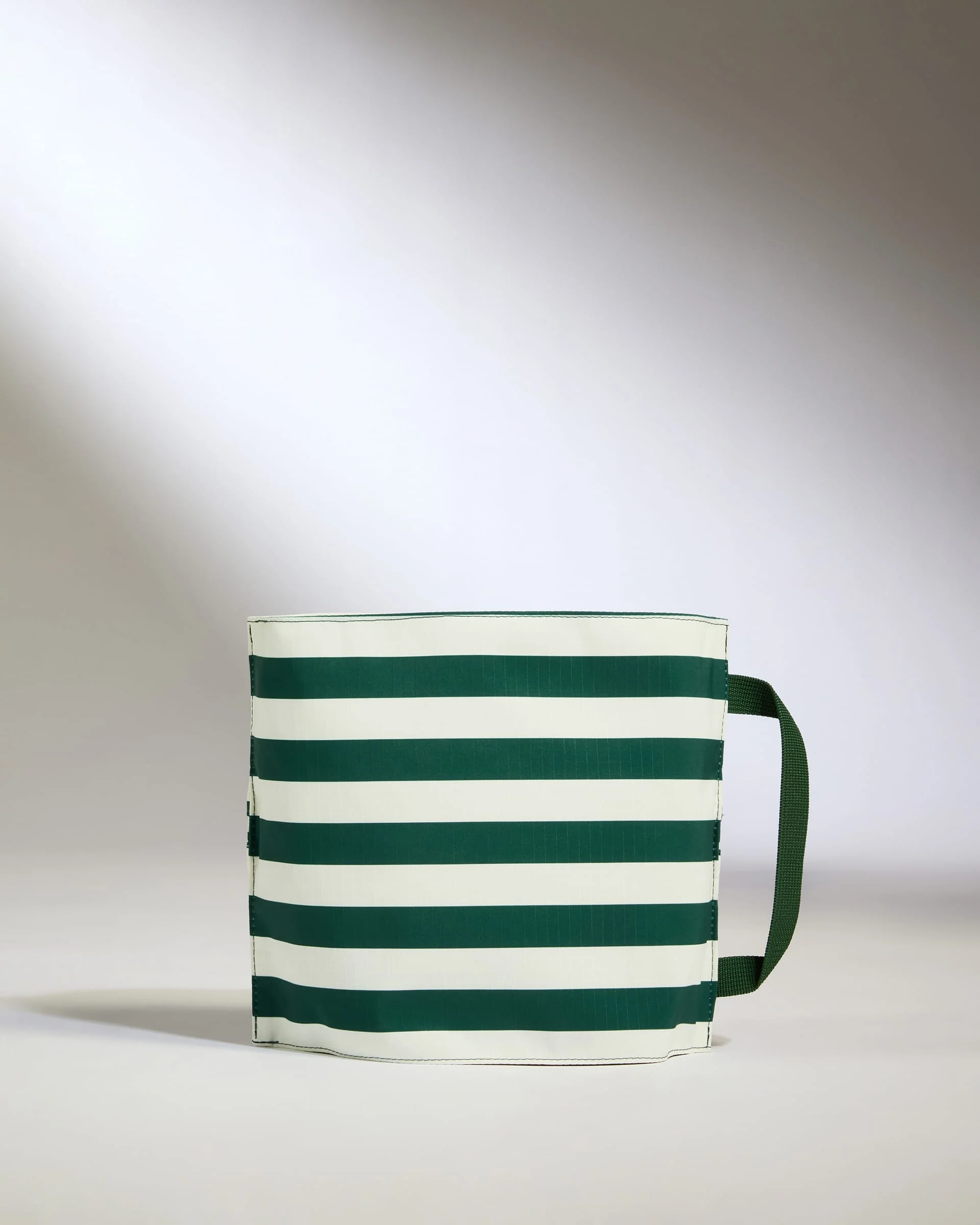 Stripe Poolside Pouch in Green- Summer Capsule - Image 6