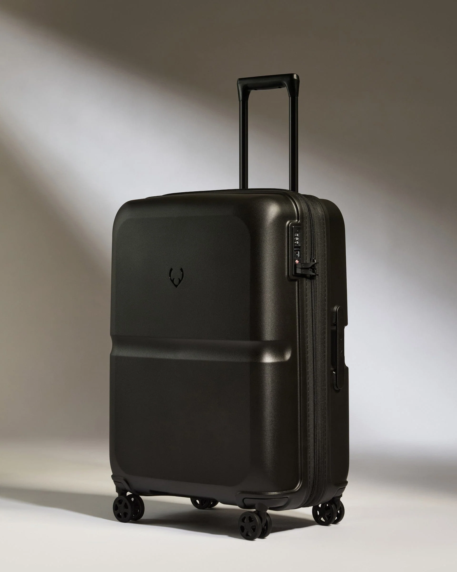 Suitcase Set in Black - Single Stripe - Image 4
