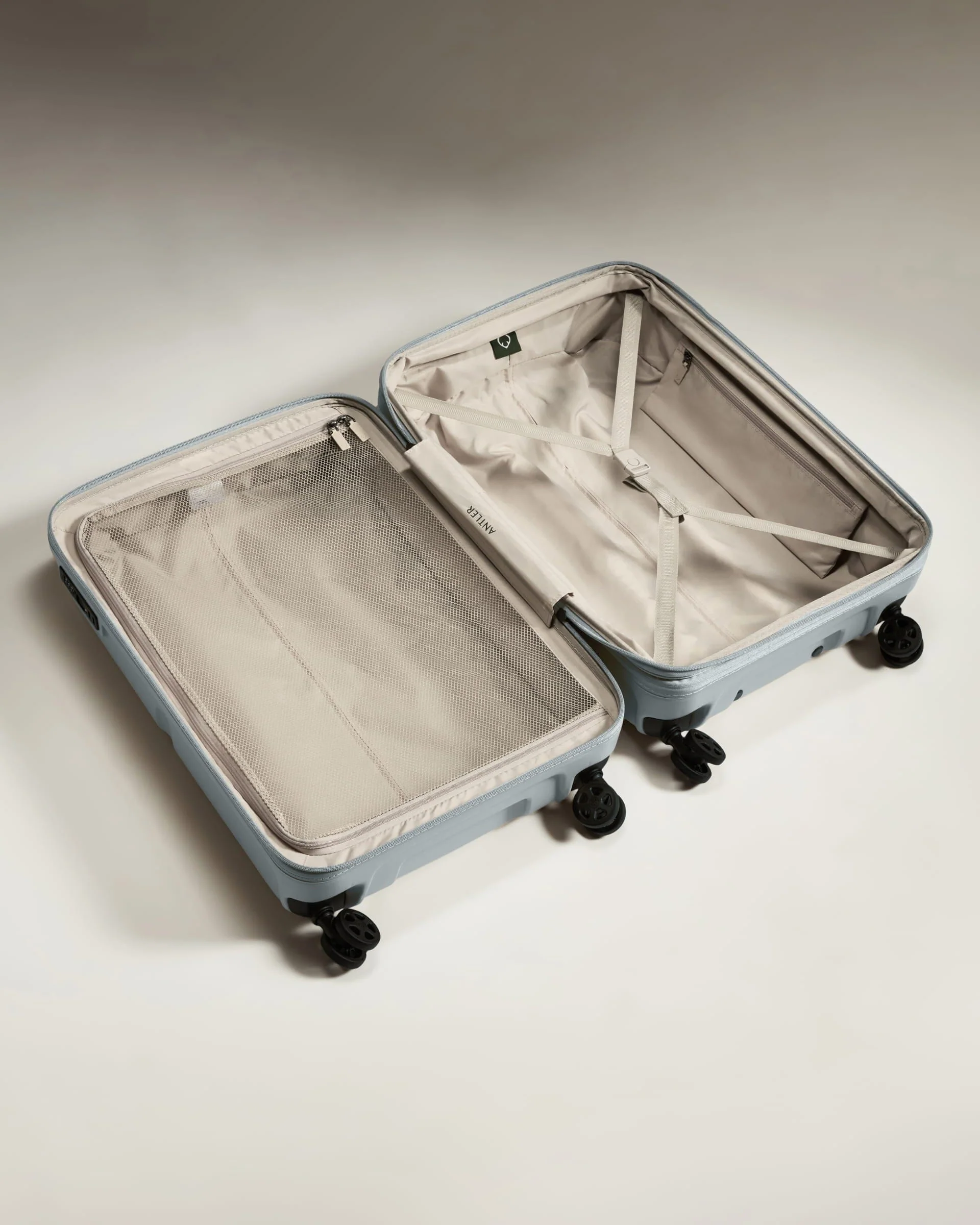 Suitcase Set in Salt Blue - Single Stripe - Image 4