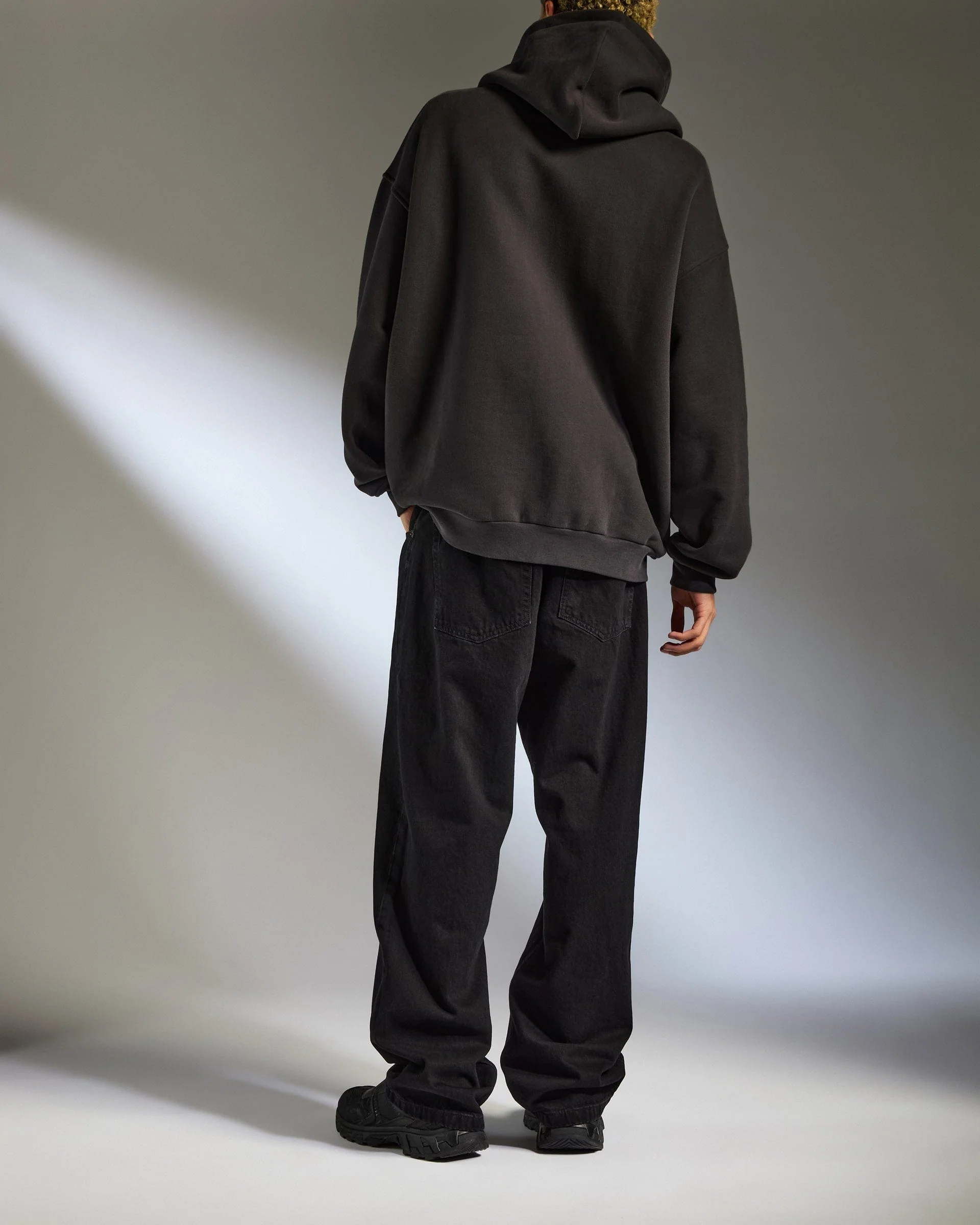 Travel Essential Hoodie in Charcoal Black - Image 4