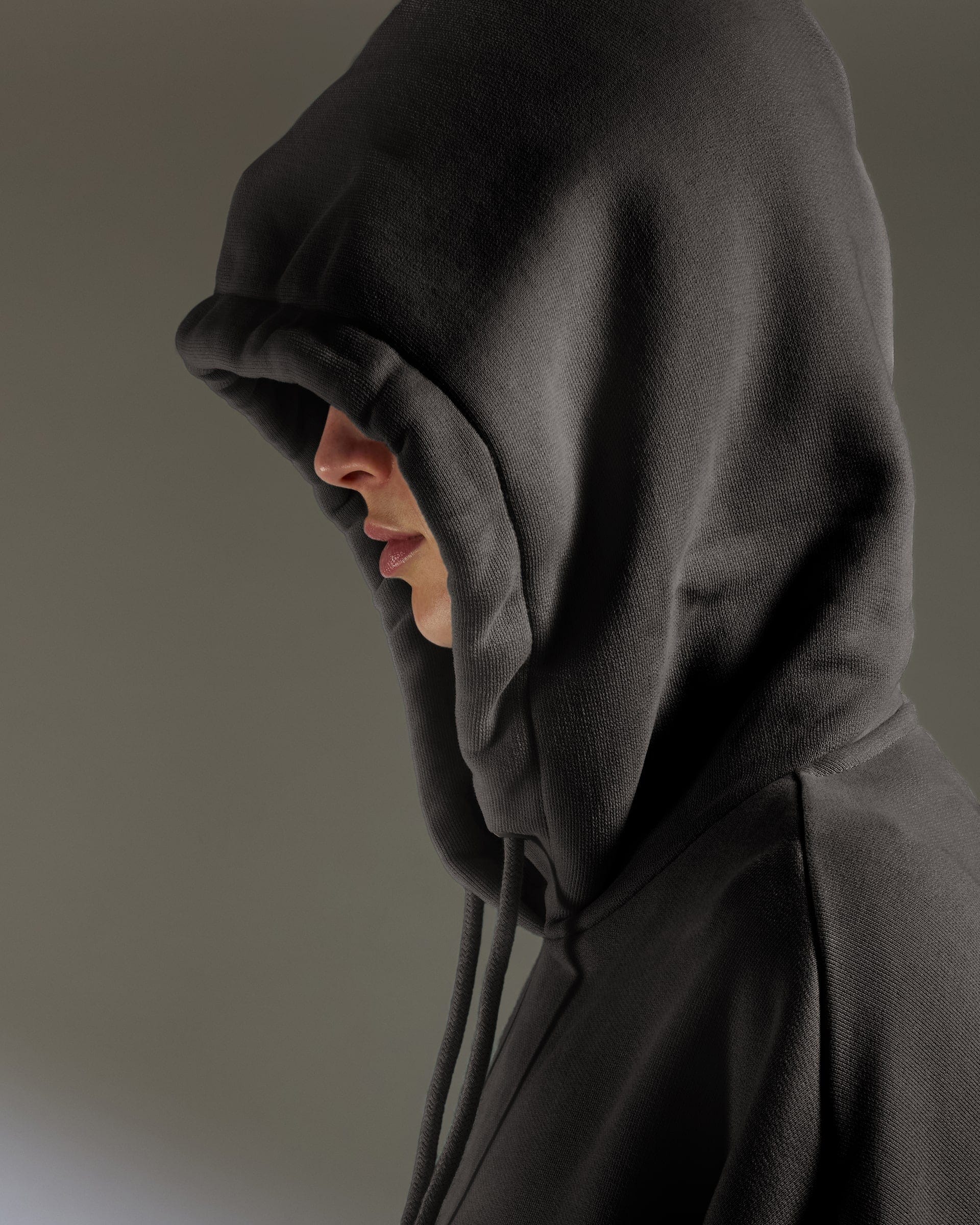 Travel Essential Hoodie in Charcoal Black - Image 7
