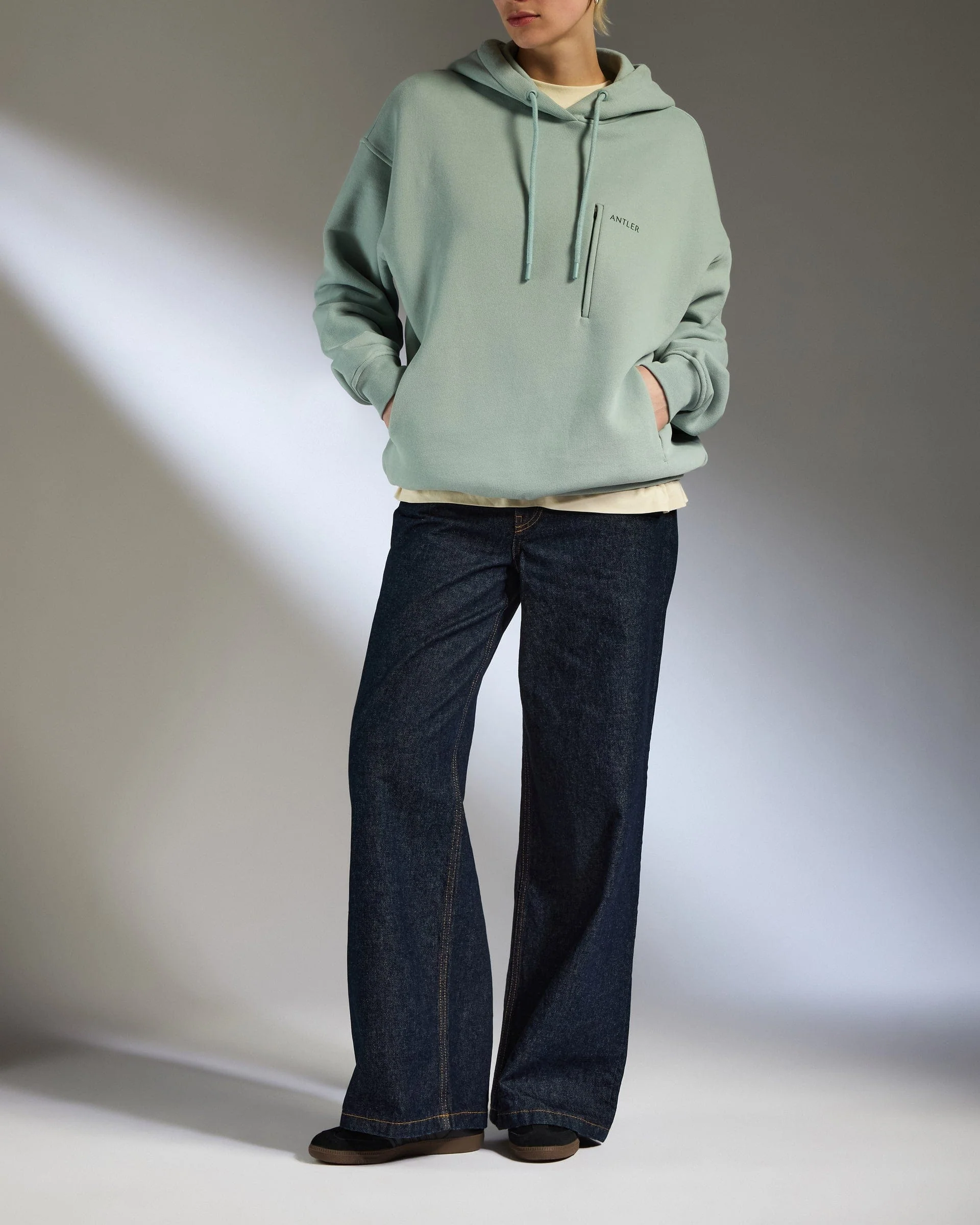 Travel Essential Hoodie in Mist Blue - Image 4