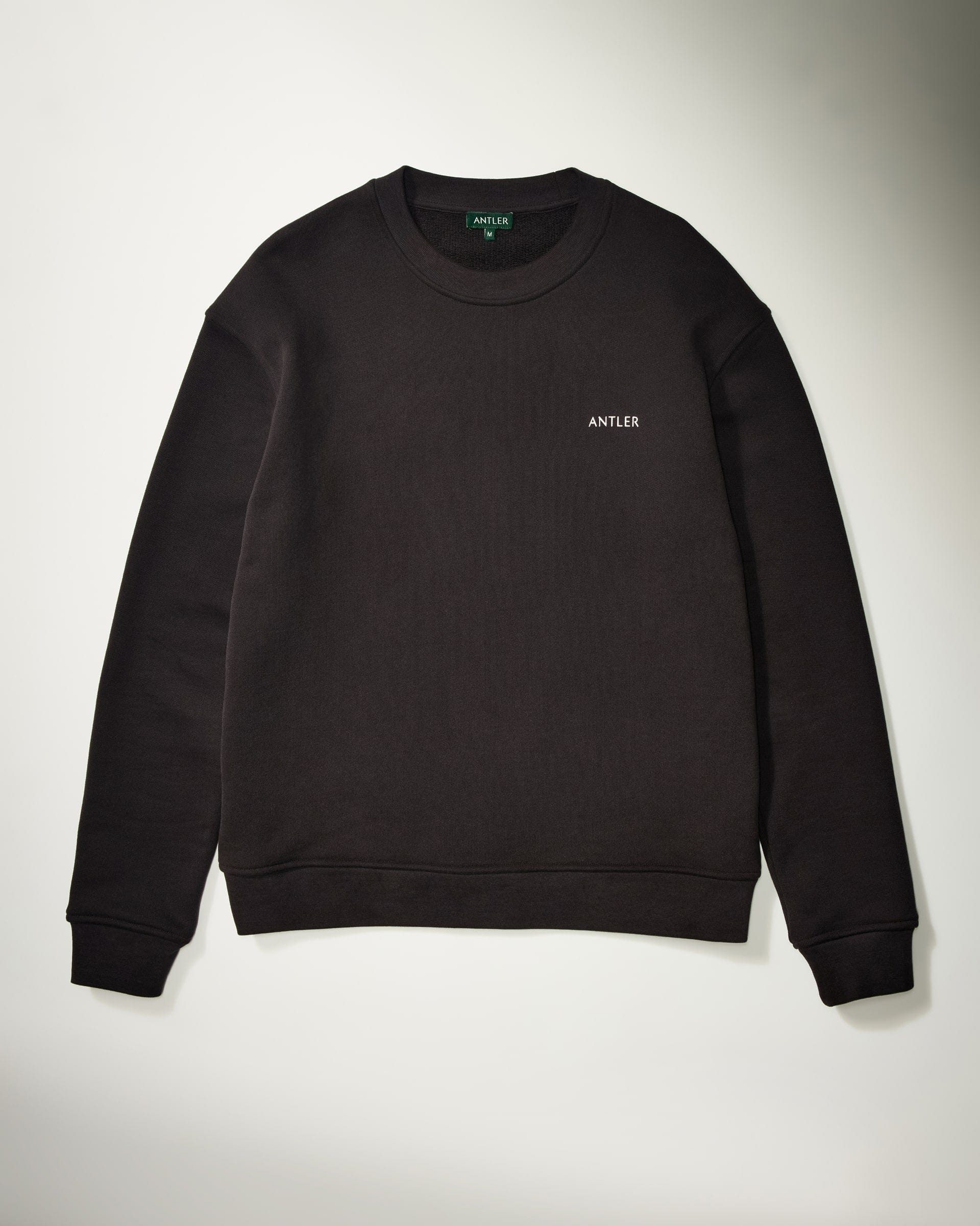 Travel Essential Sweatshirt in Charcoal Black - Image 2