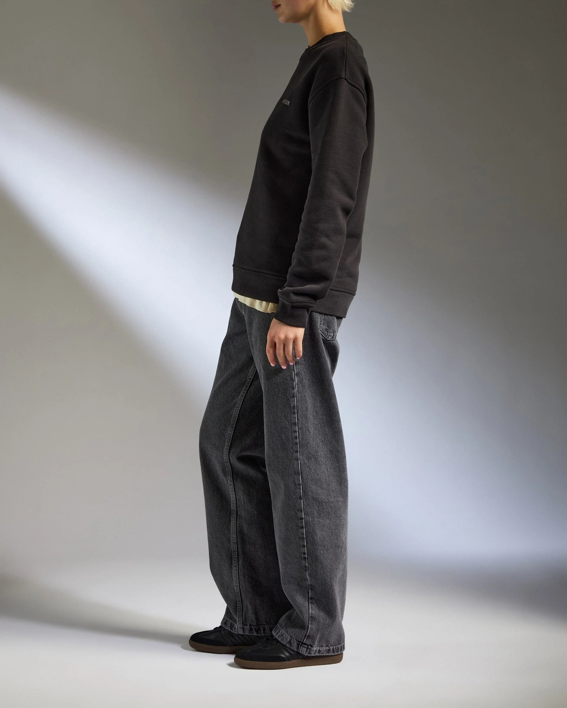 Travel Essential Sweatshirt in Charcoal Black - Image 6